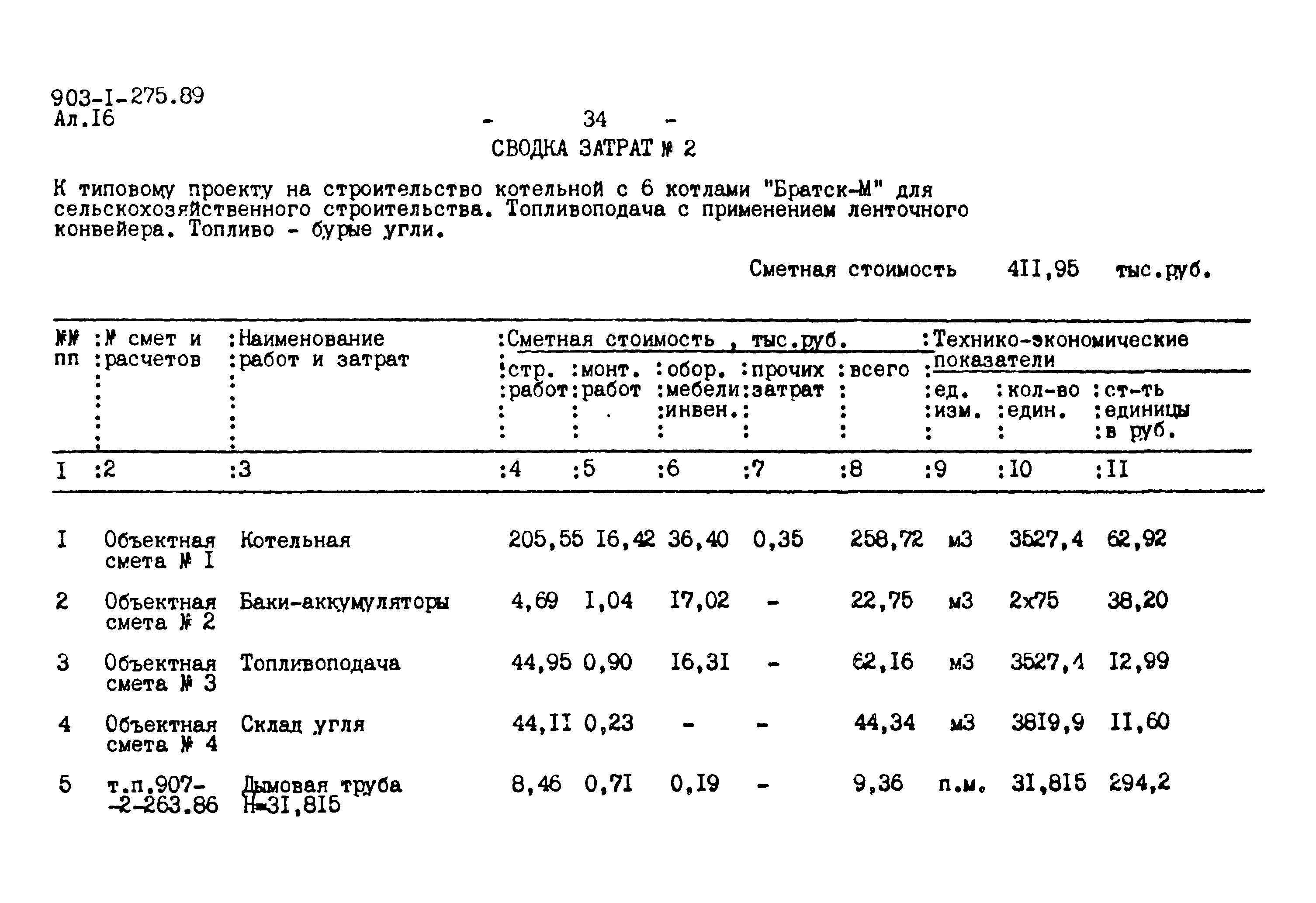 Типовой проект 903-1-275.89