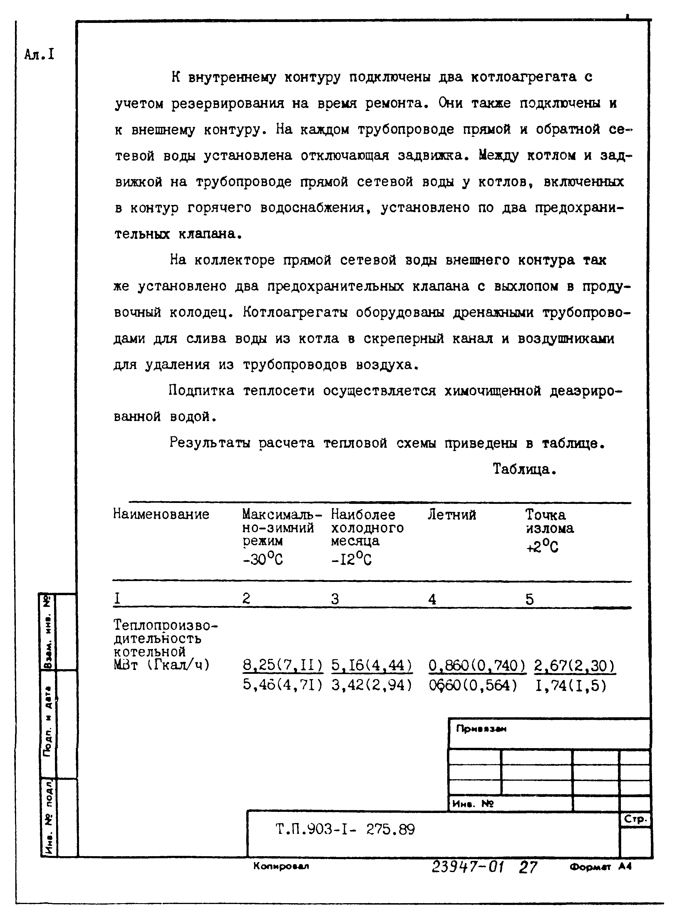 Типовой проект 903-1-275.89