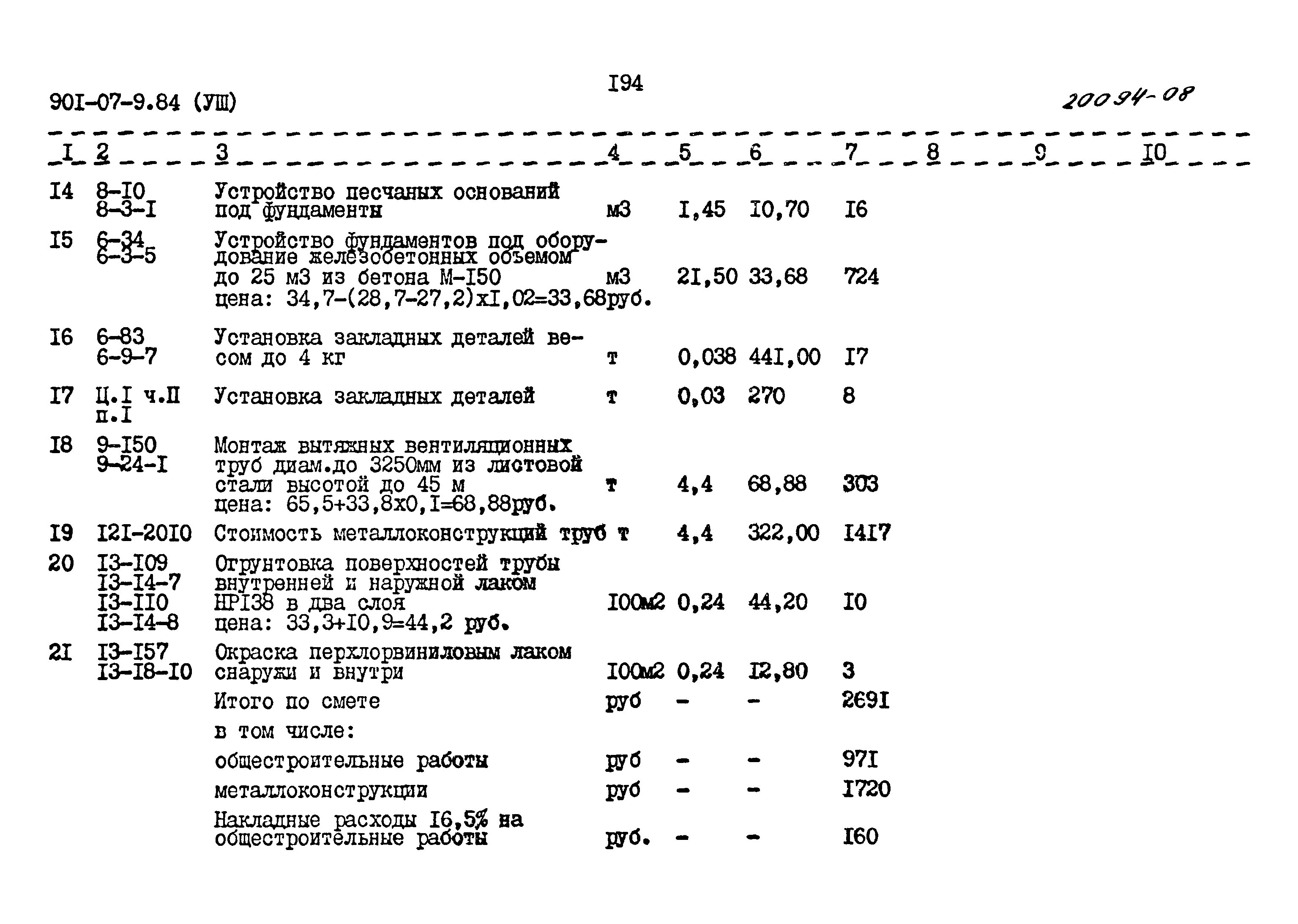 Типовые проектные решения 901-07-9.84