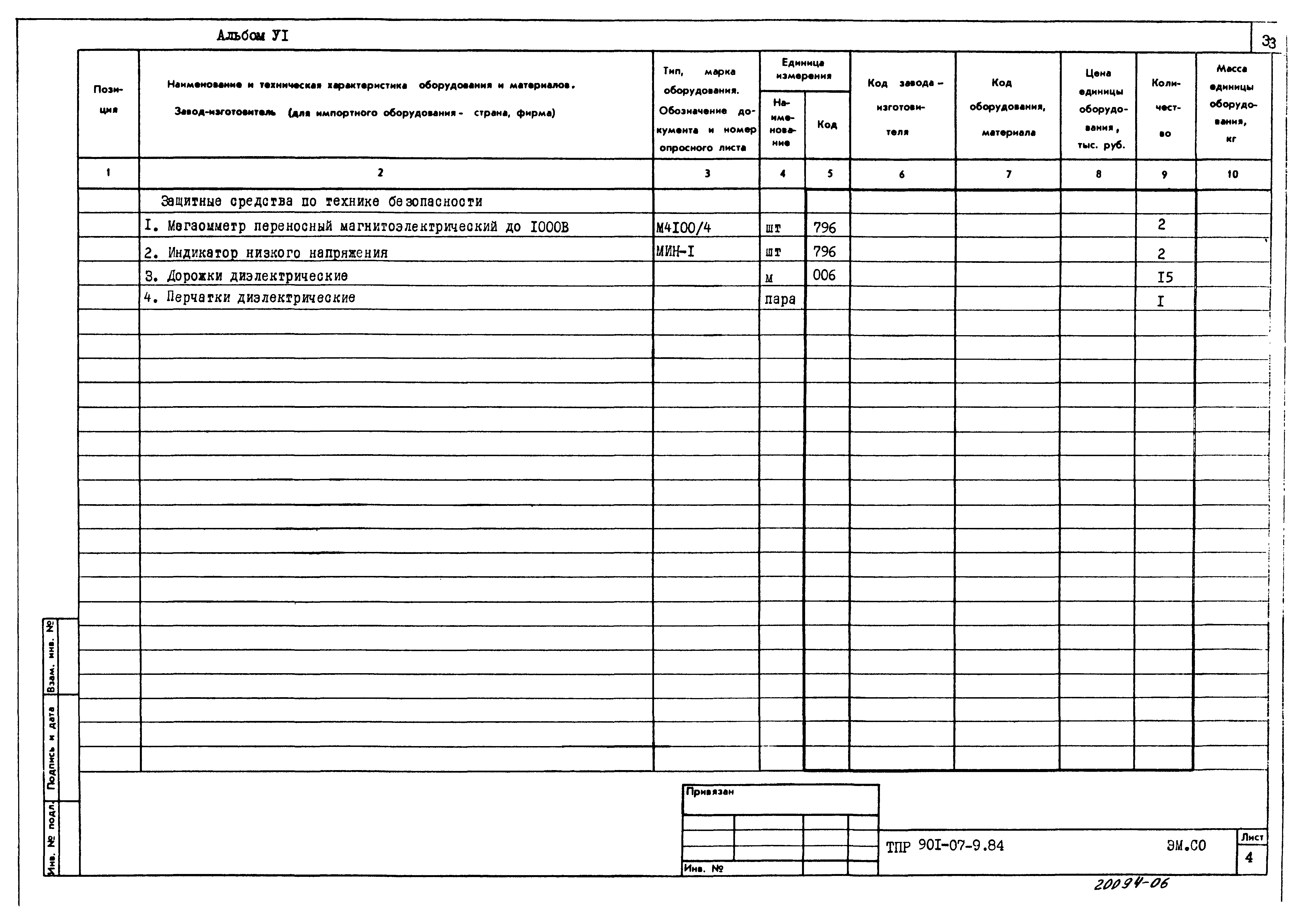 Типовые проектные решения 901-07-9.84