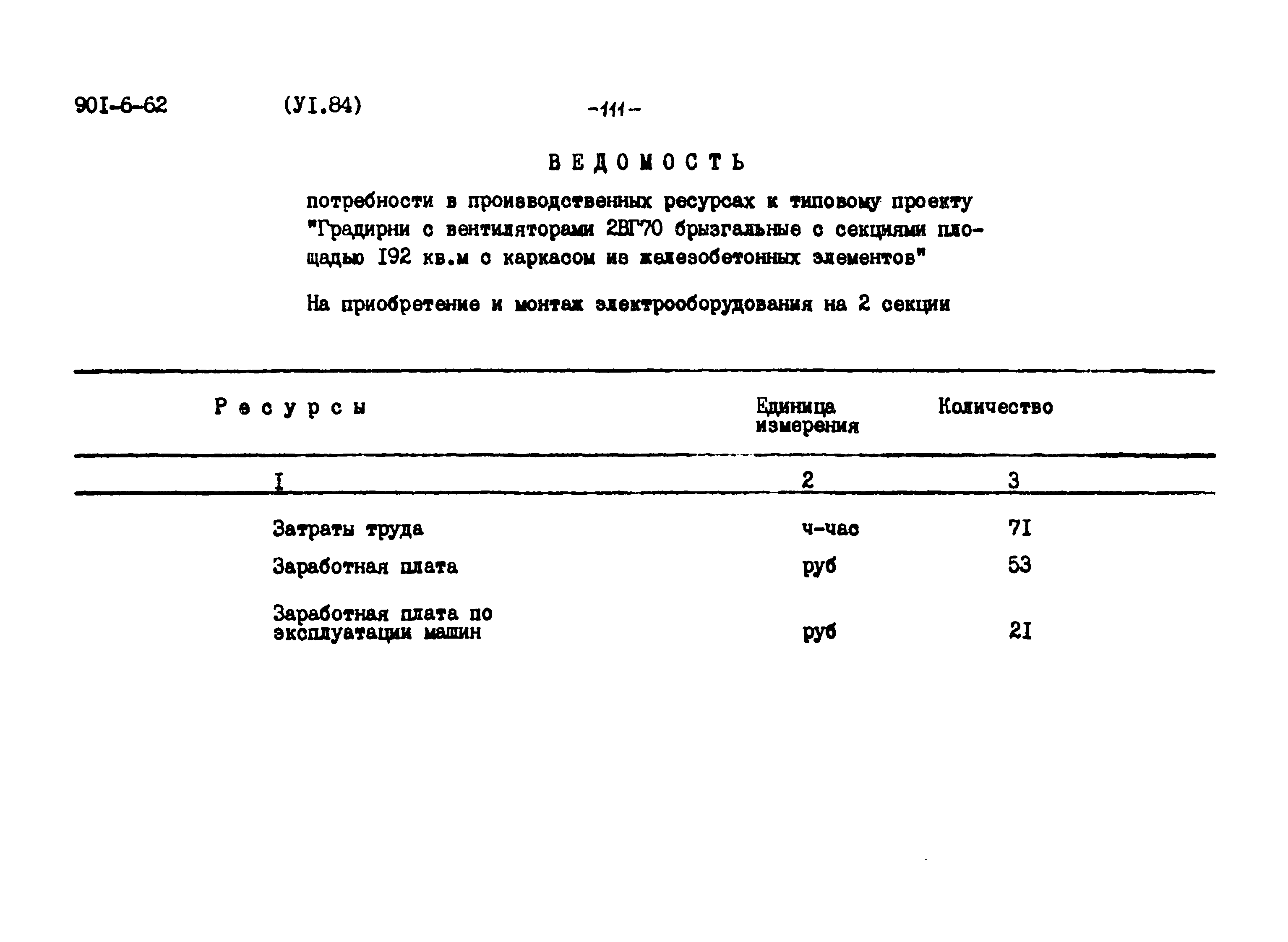 Типовой проект 901-6-62