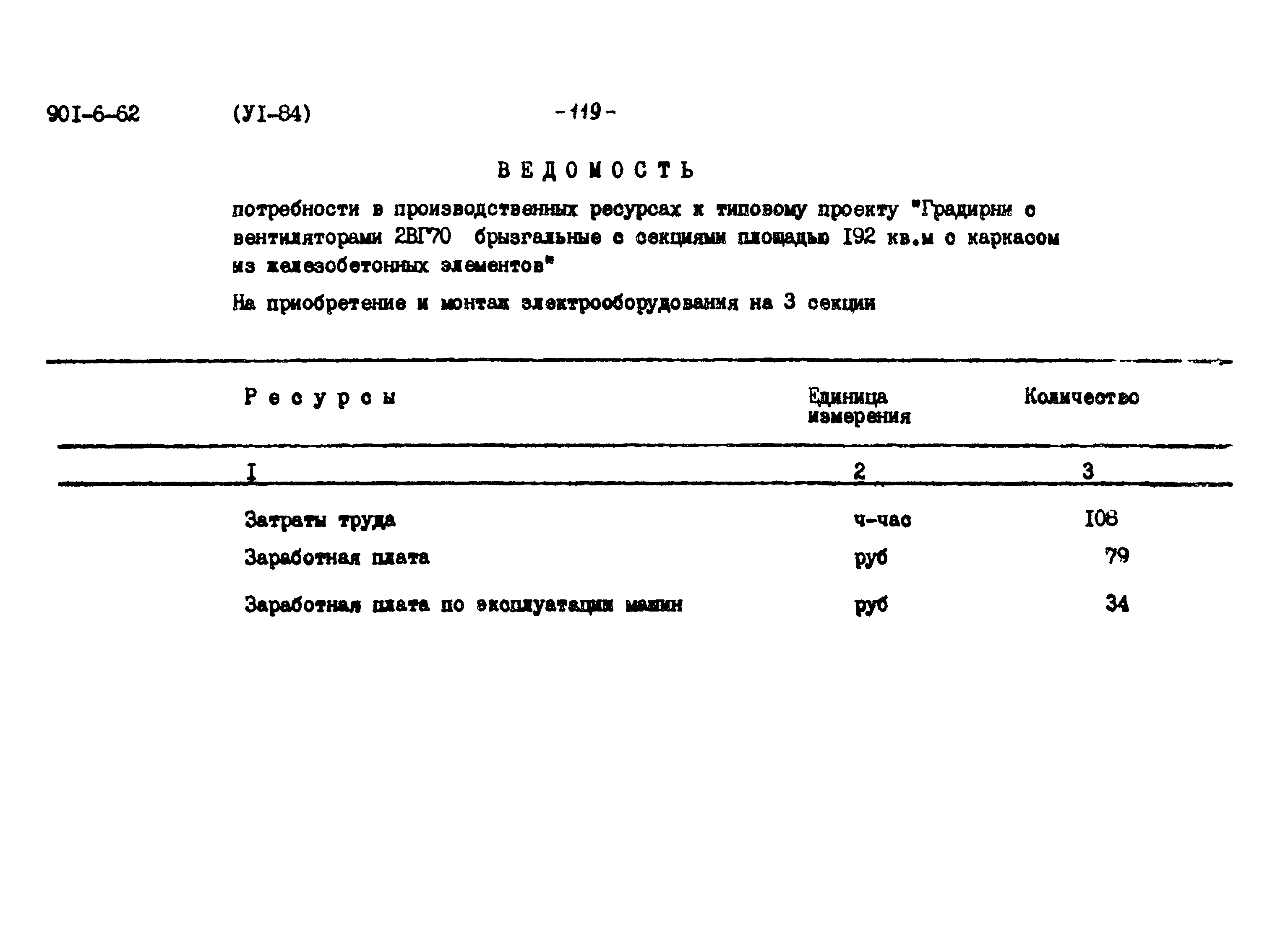 Типовой проект 901-6-62