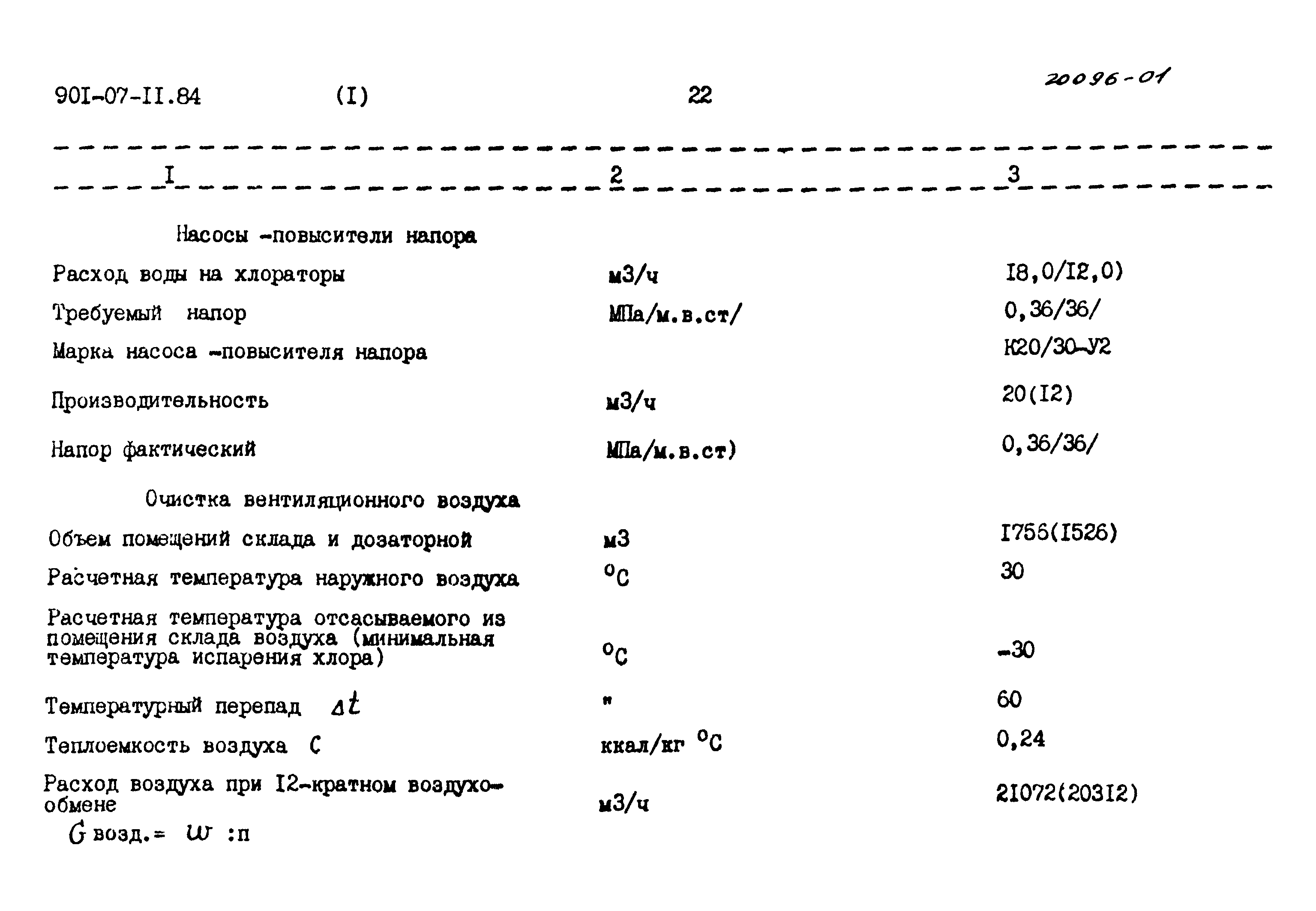 Типовые проектные решения 901-07-11.84