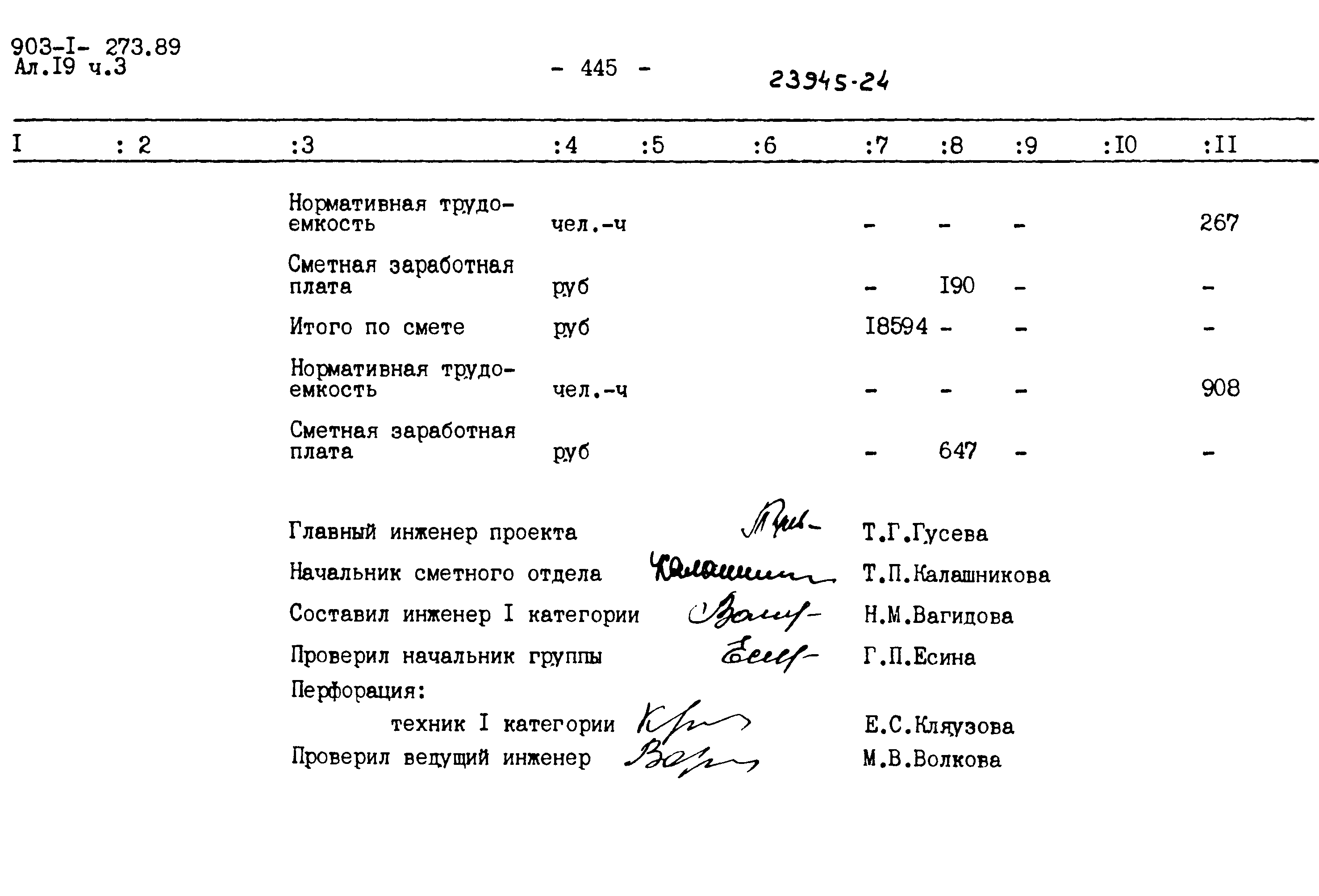 Типовой проект 903-1-273.89