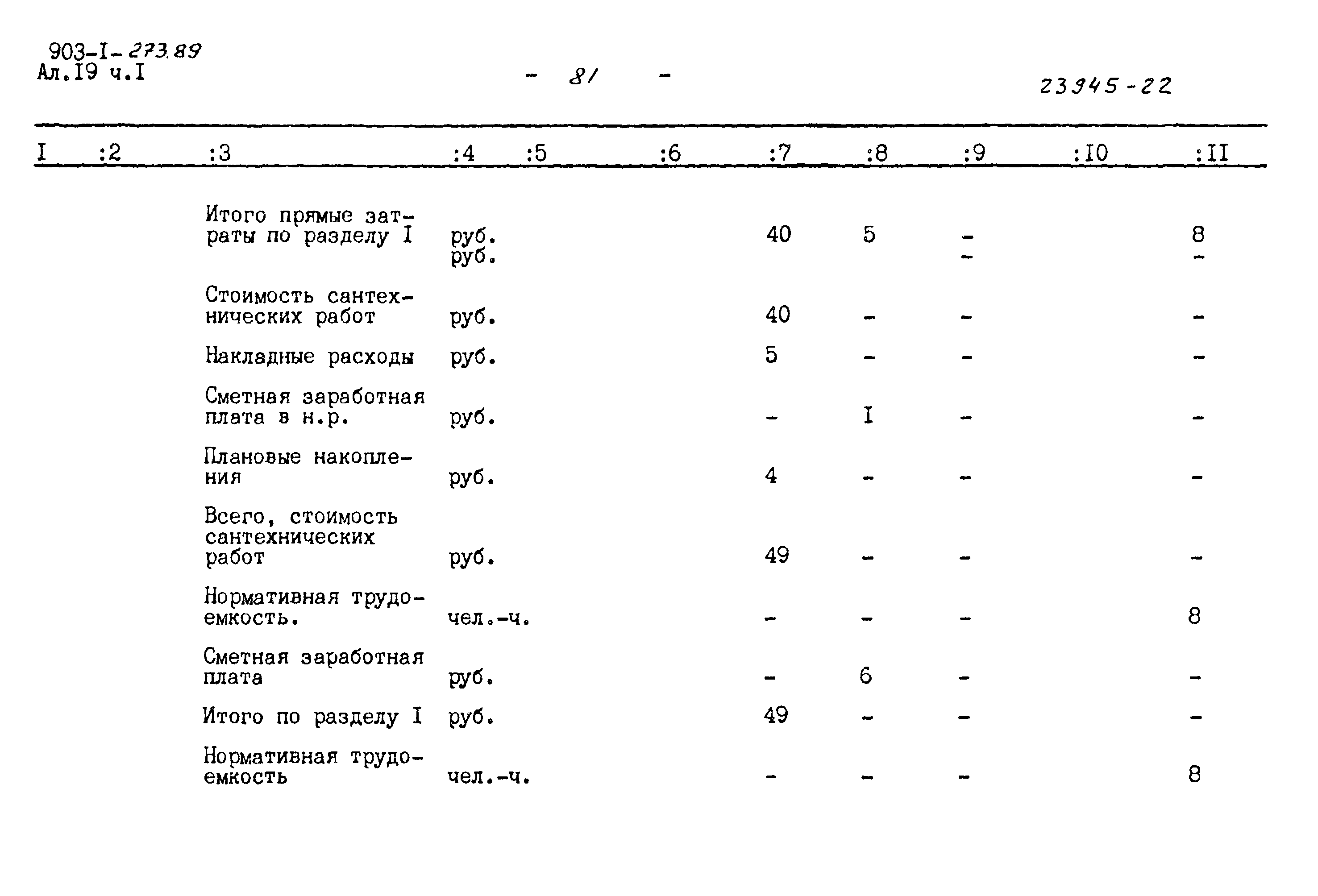 Типовой проект 903-1-273.89