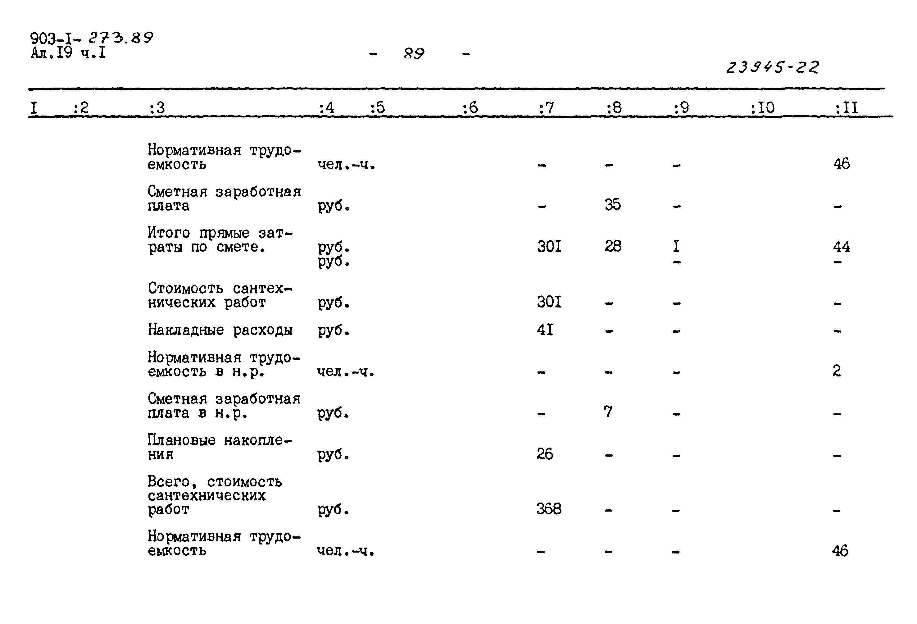 Типовой проект 903-1-273.89