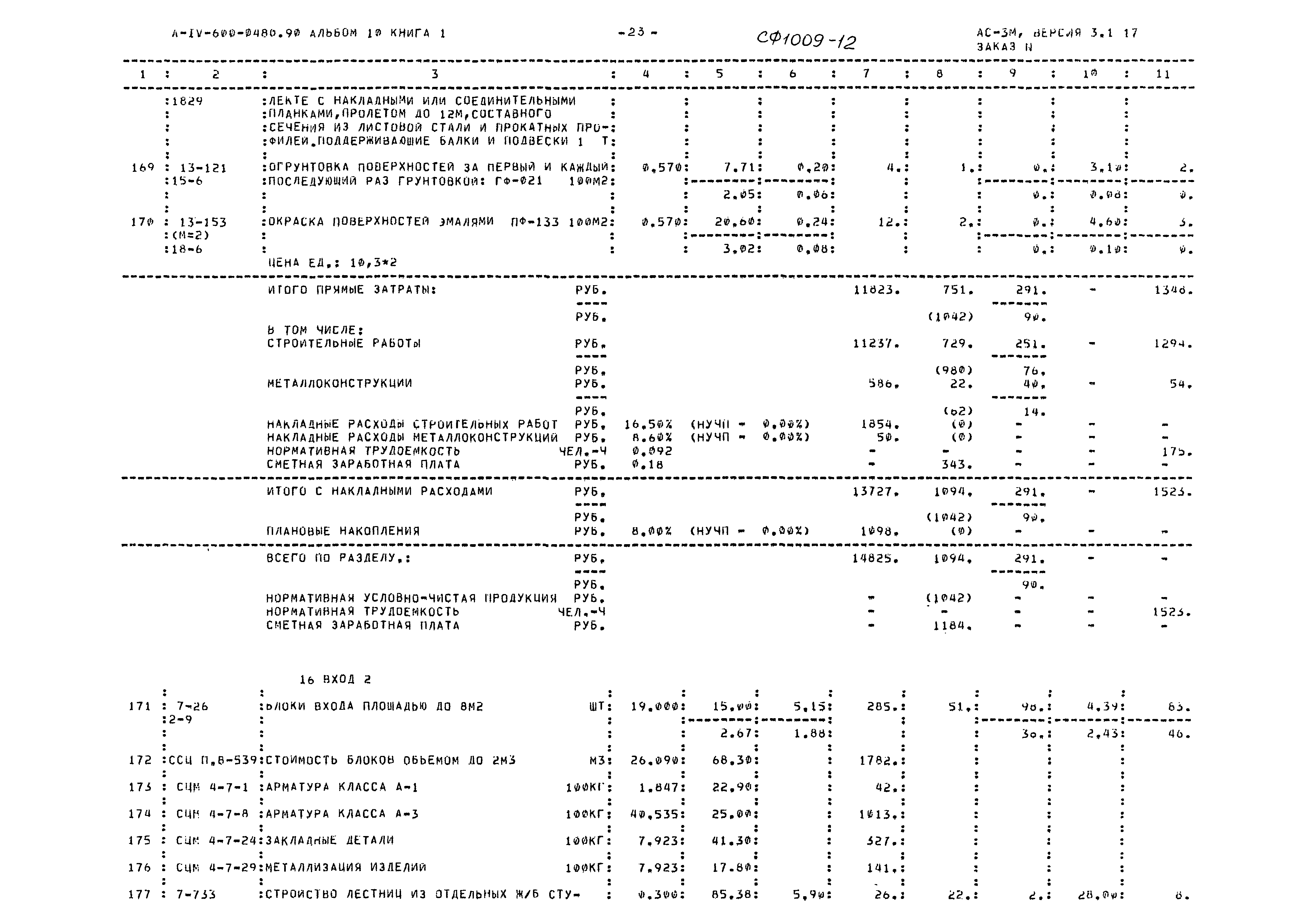 Типовые проектные решения А-IV-600-0480.90