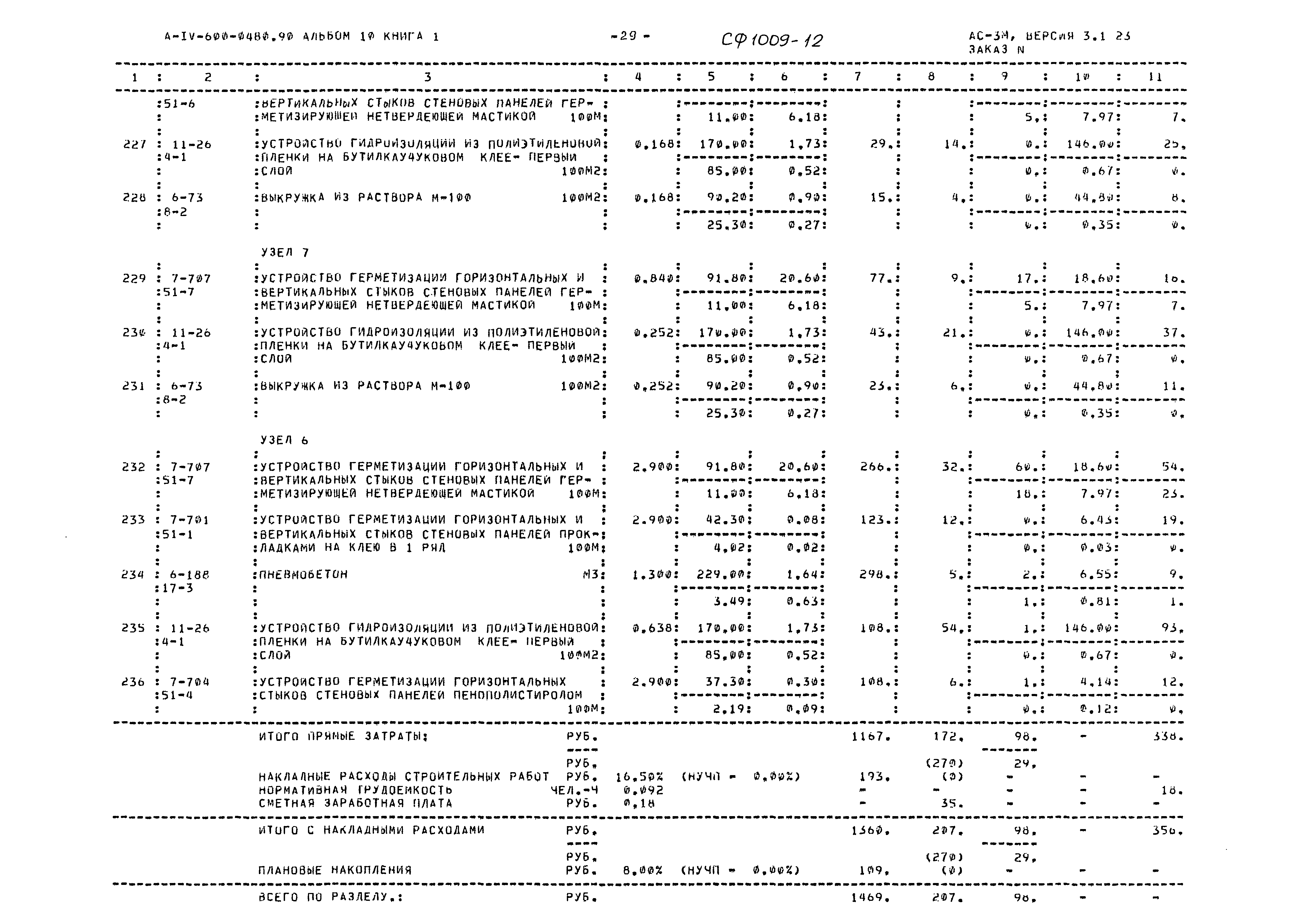 Типовые проектные решения А-IV-600-0480.90