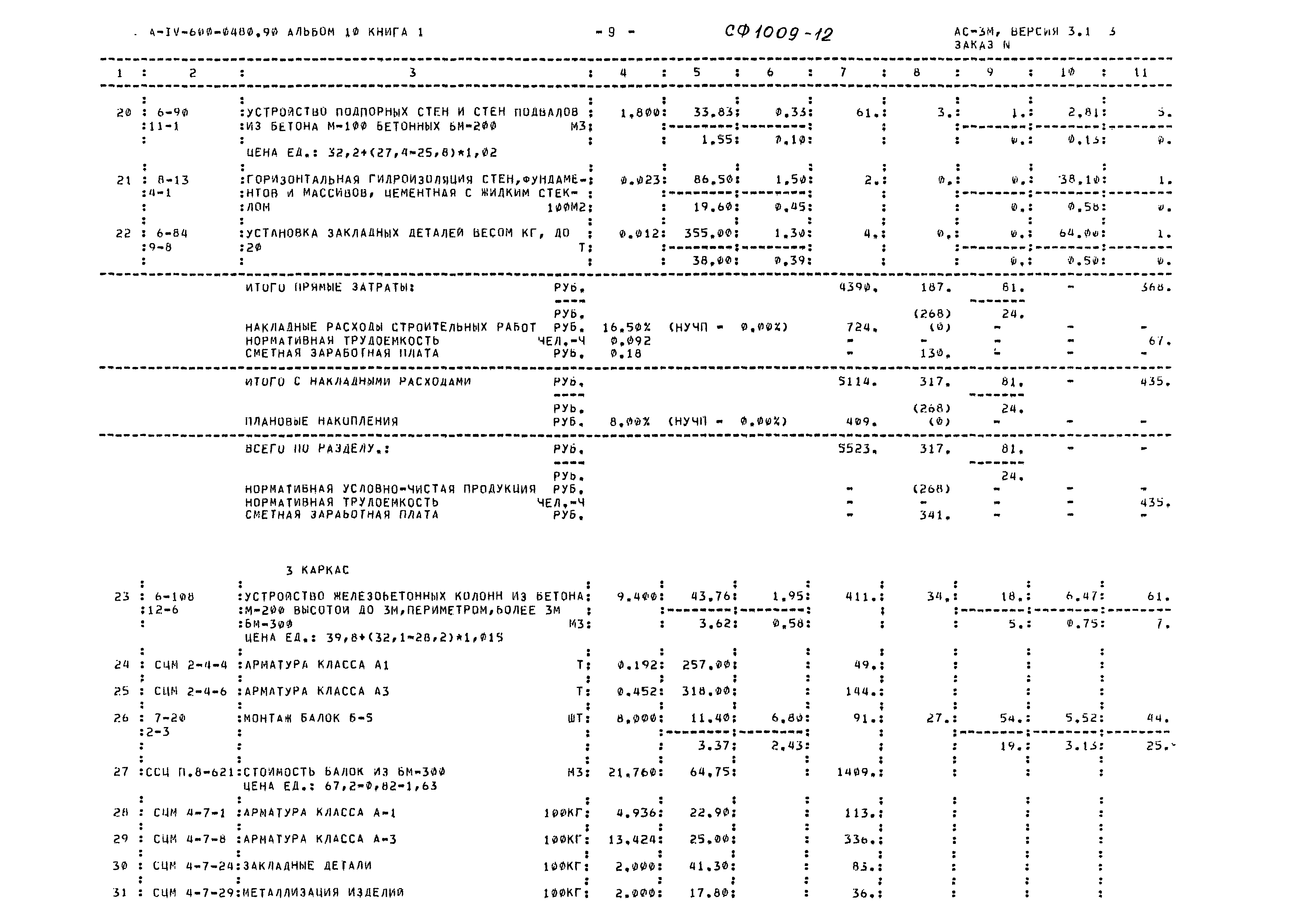 Типовые проектные решения А-IV-600-0480.90