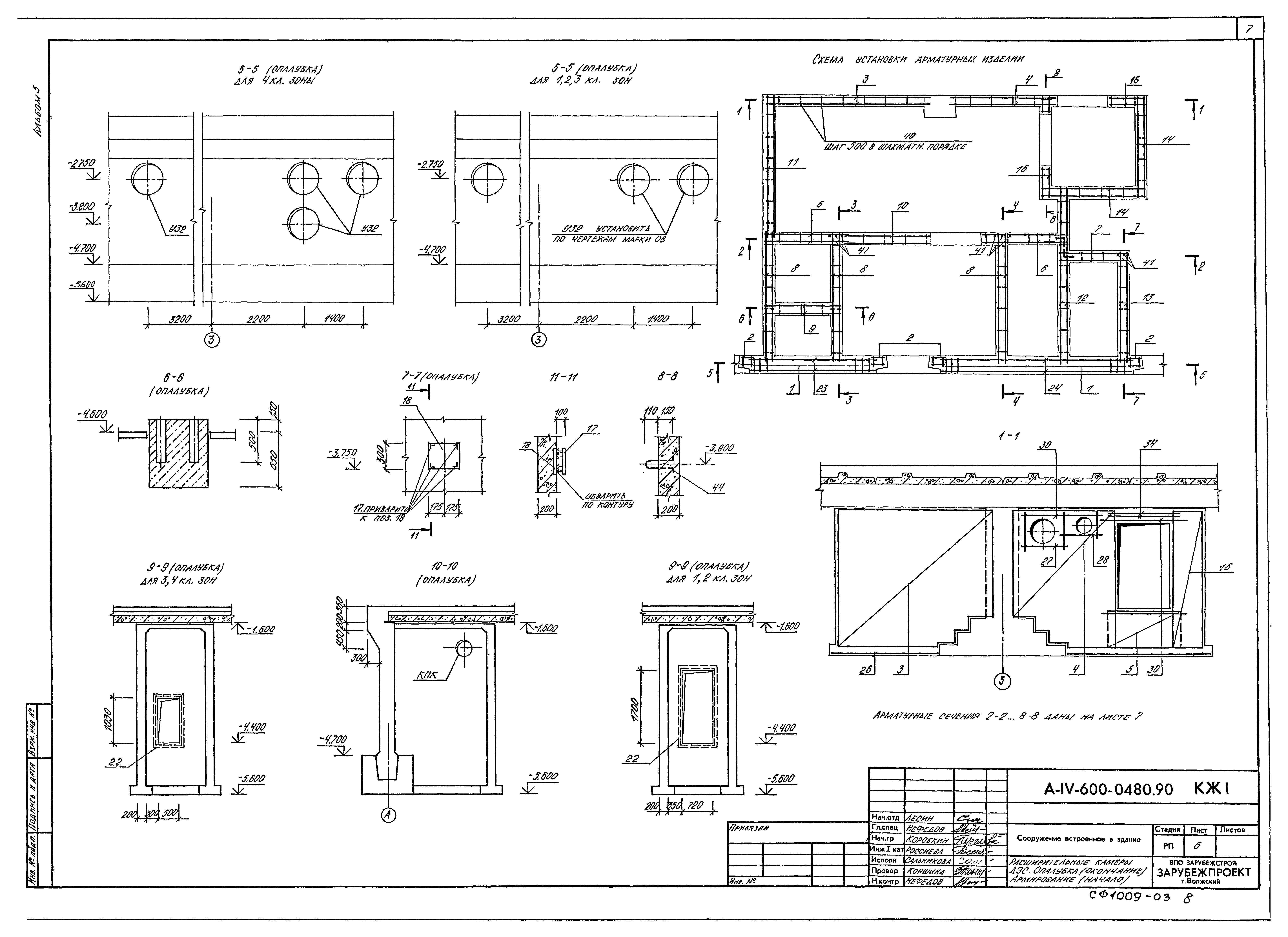 Типовые проектные решения А-IV-600-0480.90