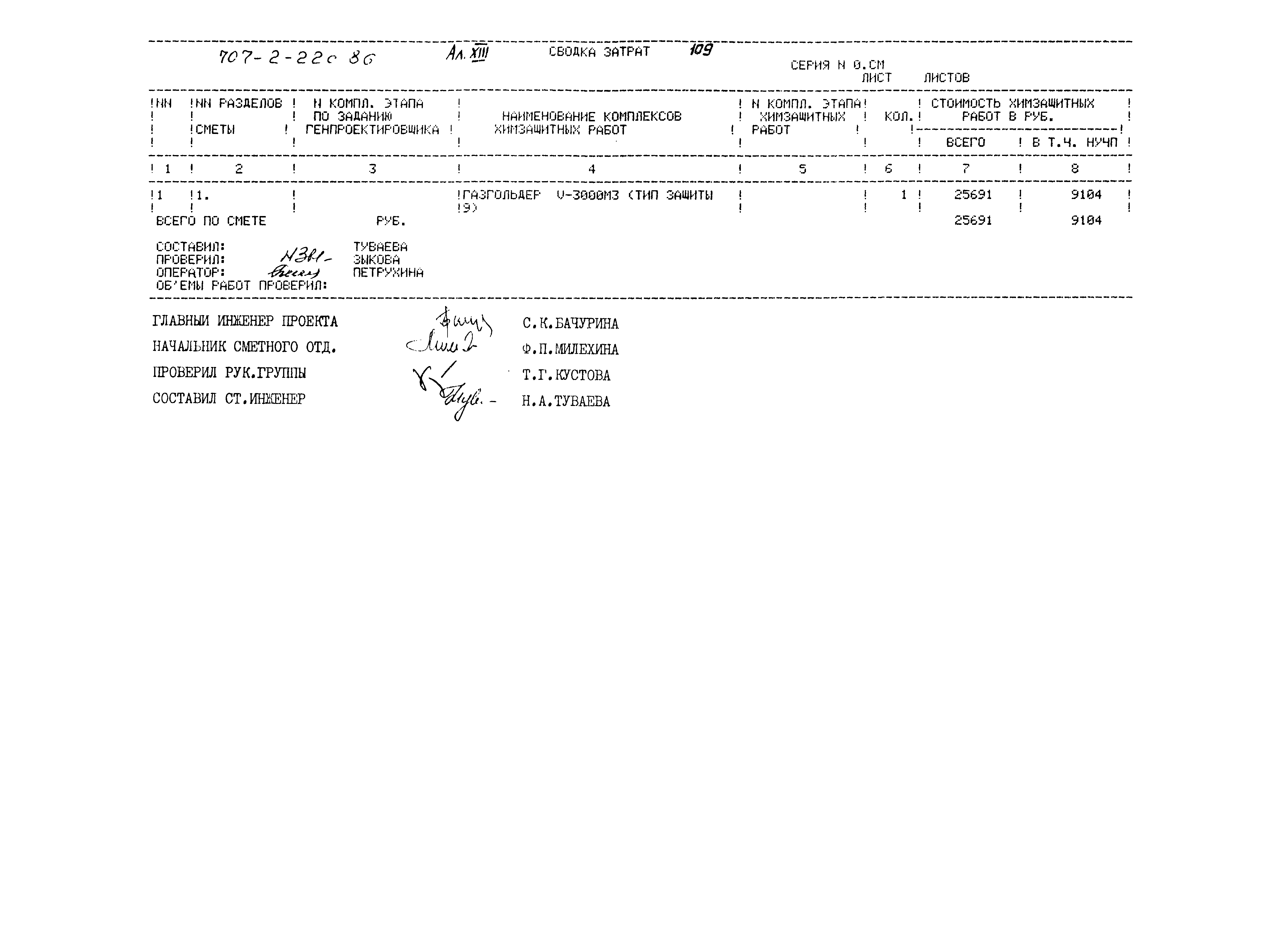 Типовой проект 707-2-22с.86