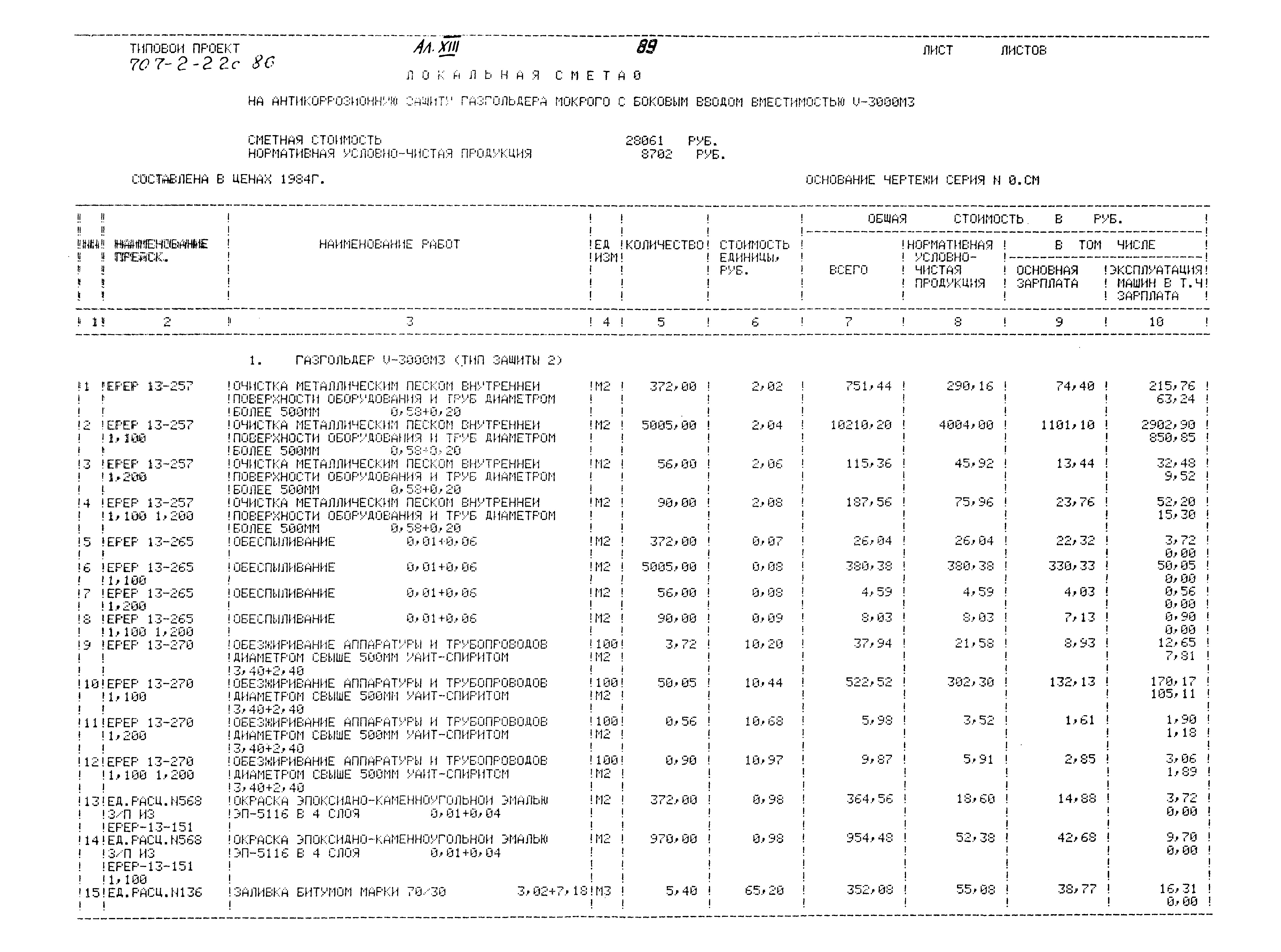 Типовой проект 707-2-22с.86