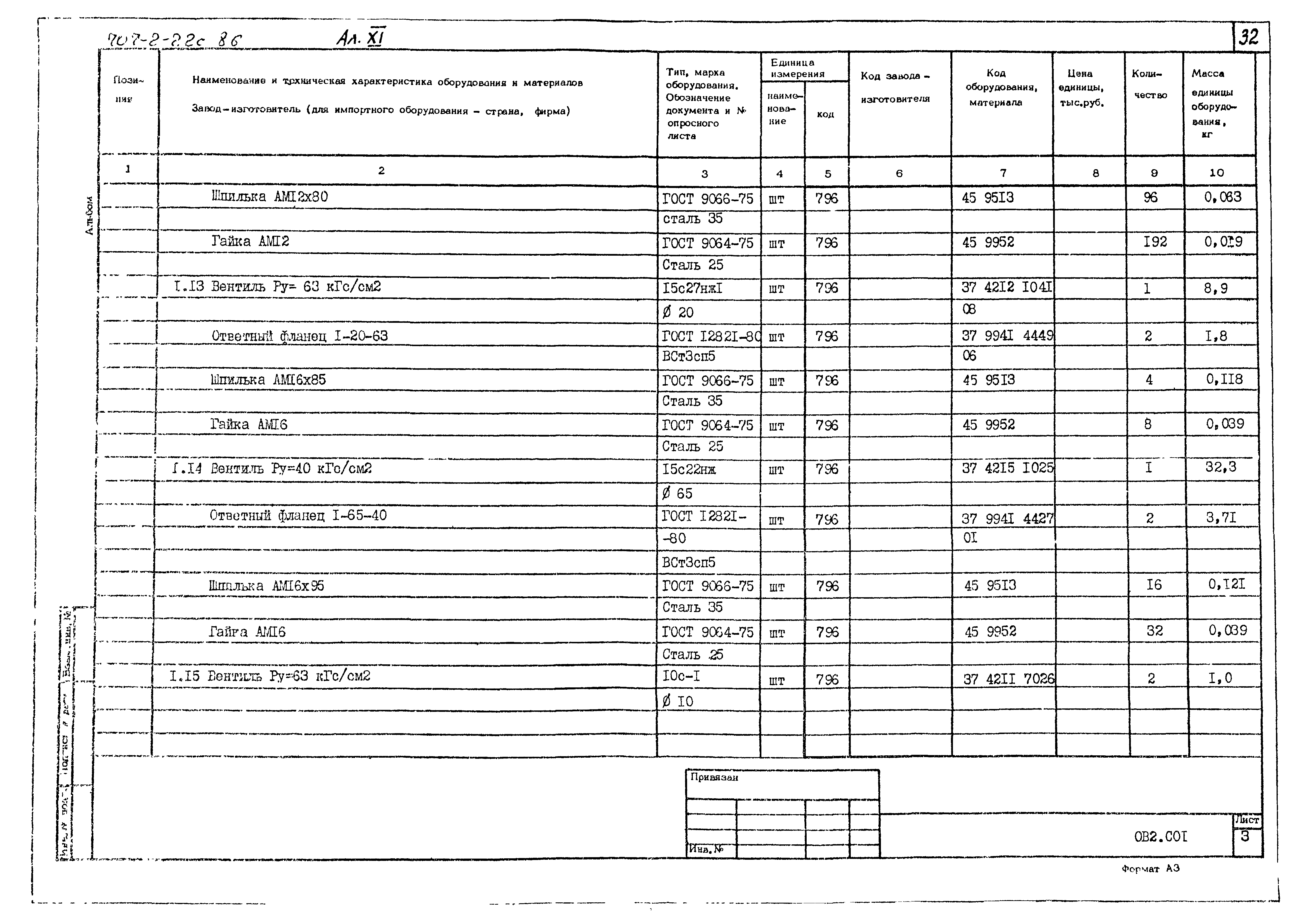 Типовой проект 707-2-22с.86