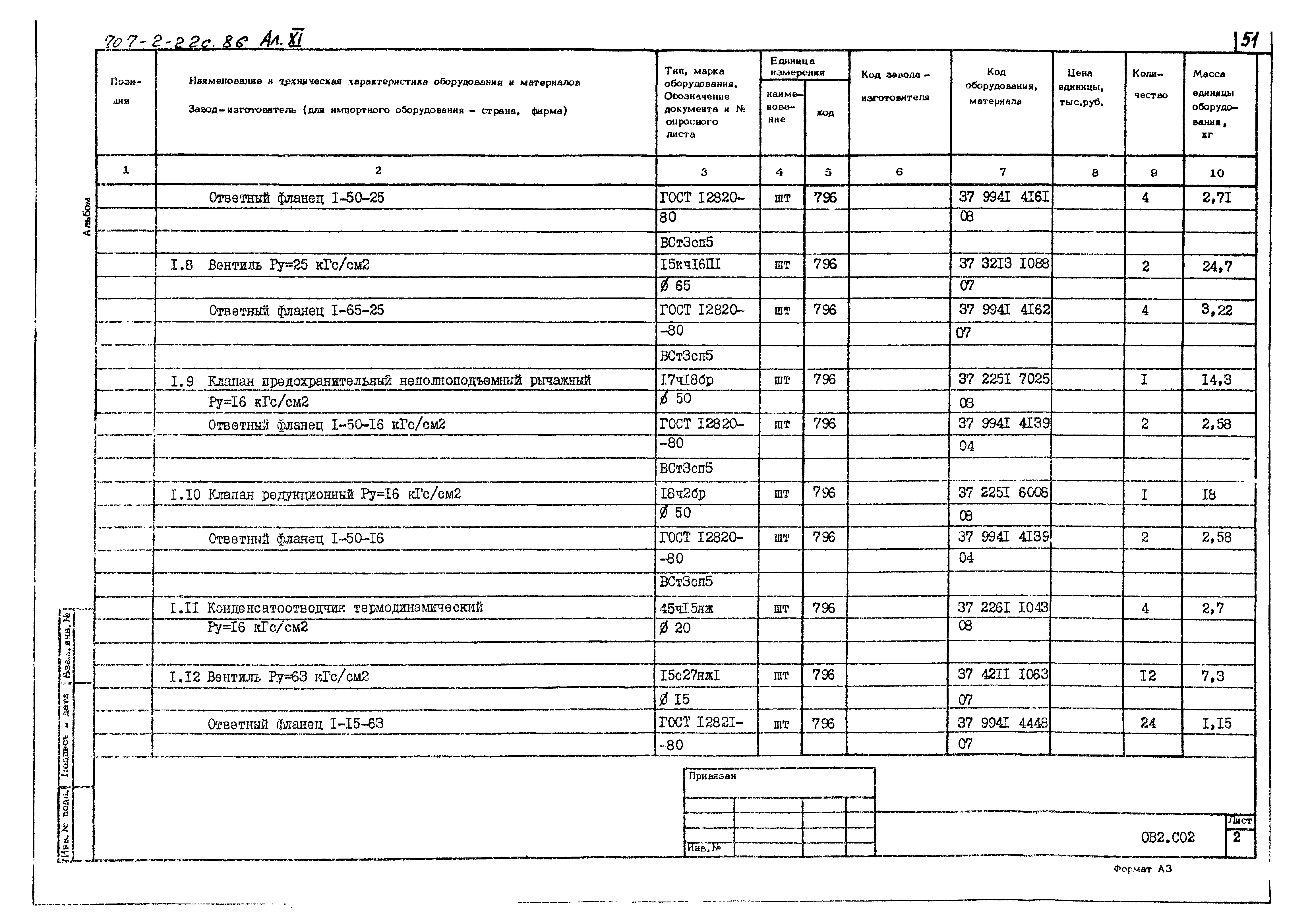 Типовой проект 707-2-22с.86