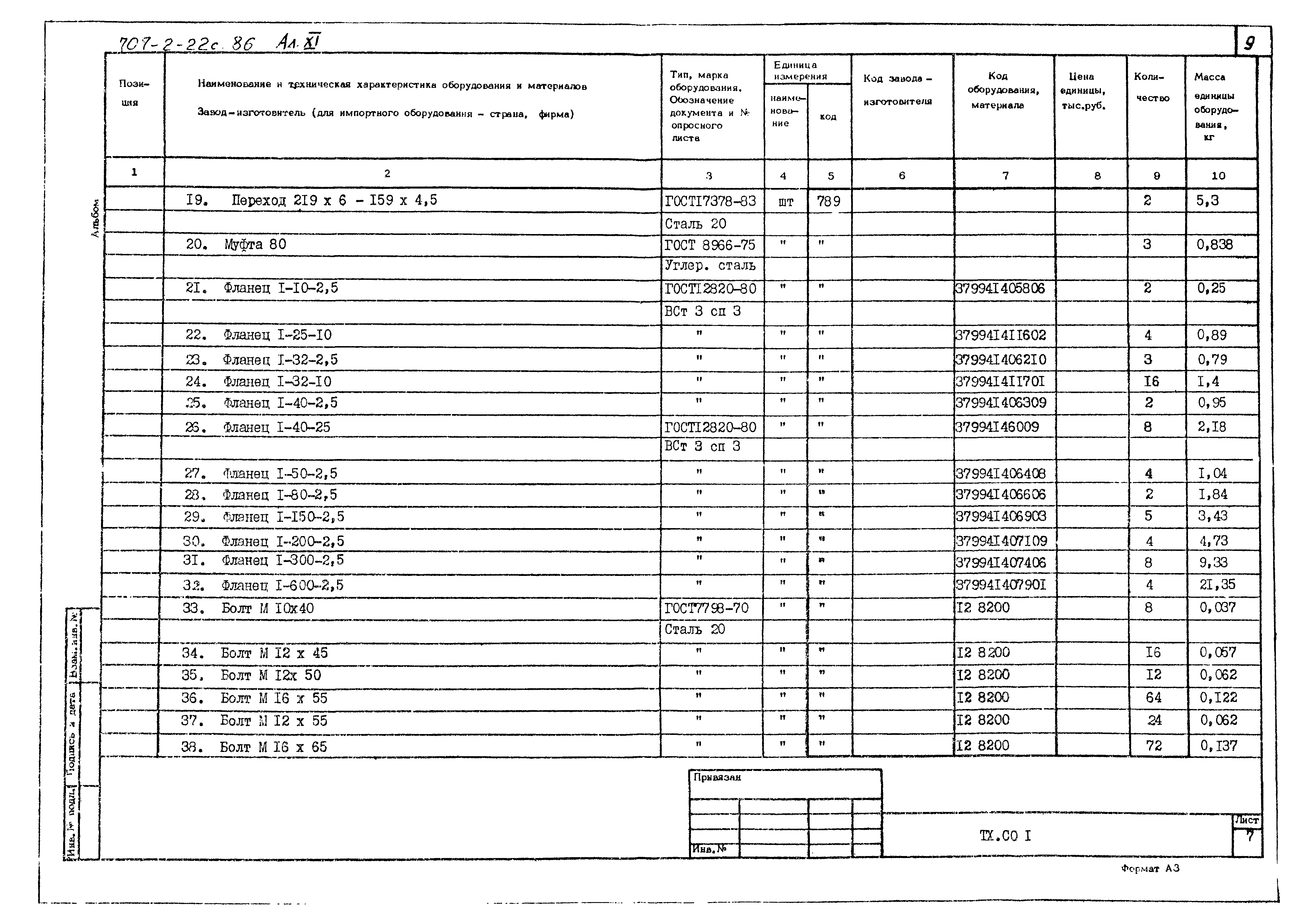 Типовой проект 707-2-22с.86