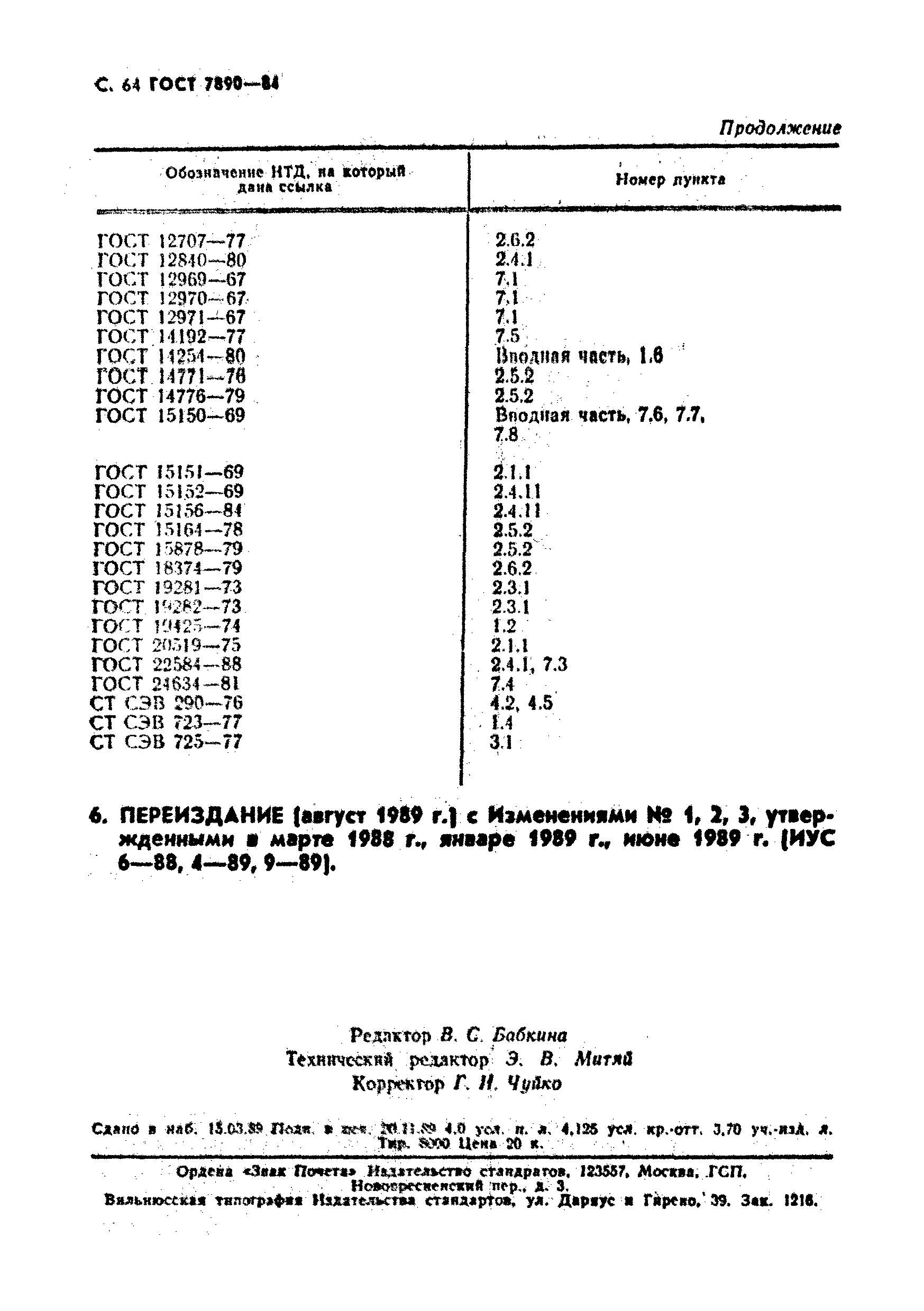 ГОСТ 7890-84