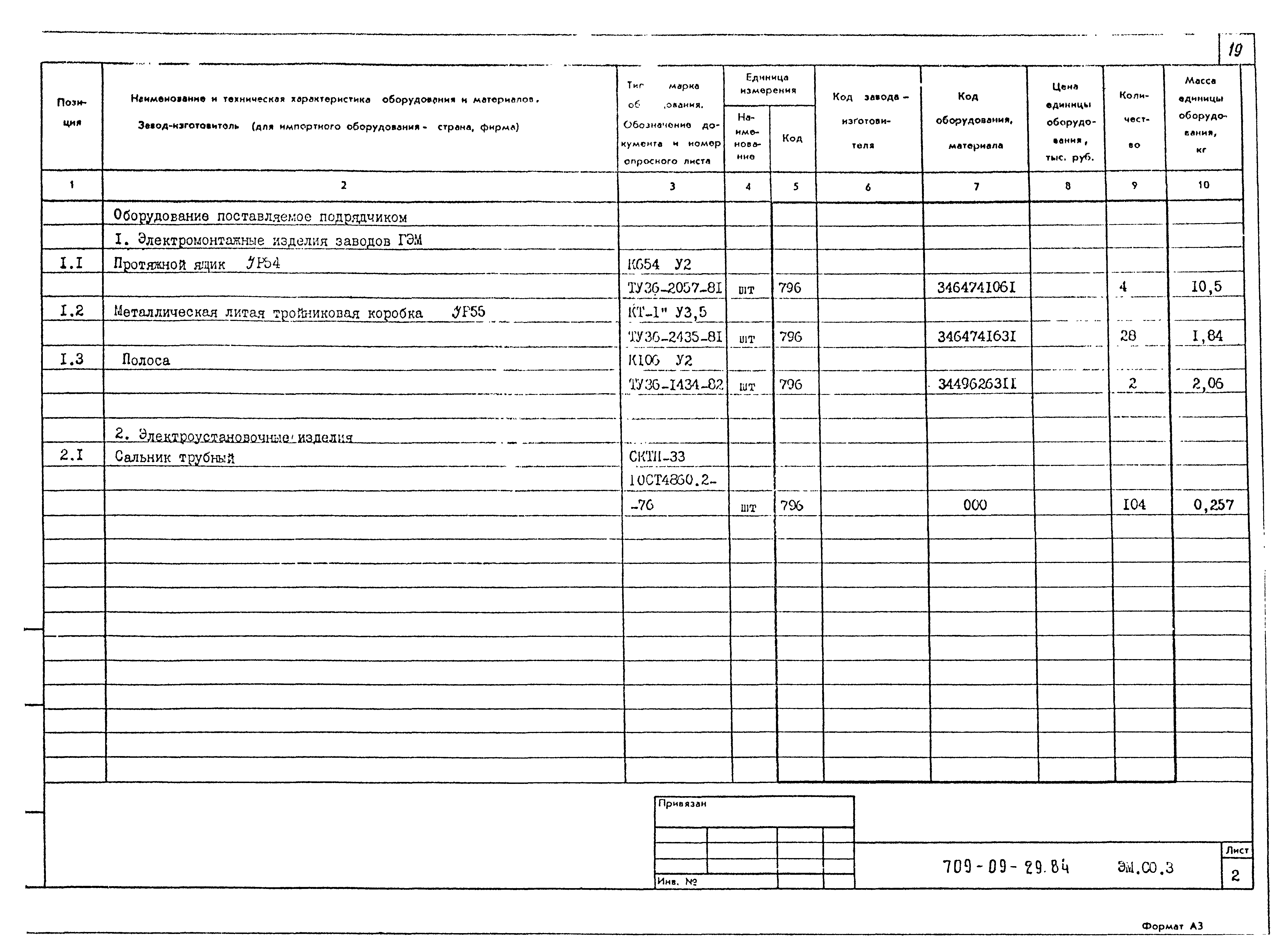 Типовые проектные решения 709-09-29.84