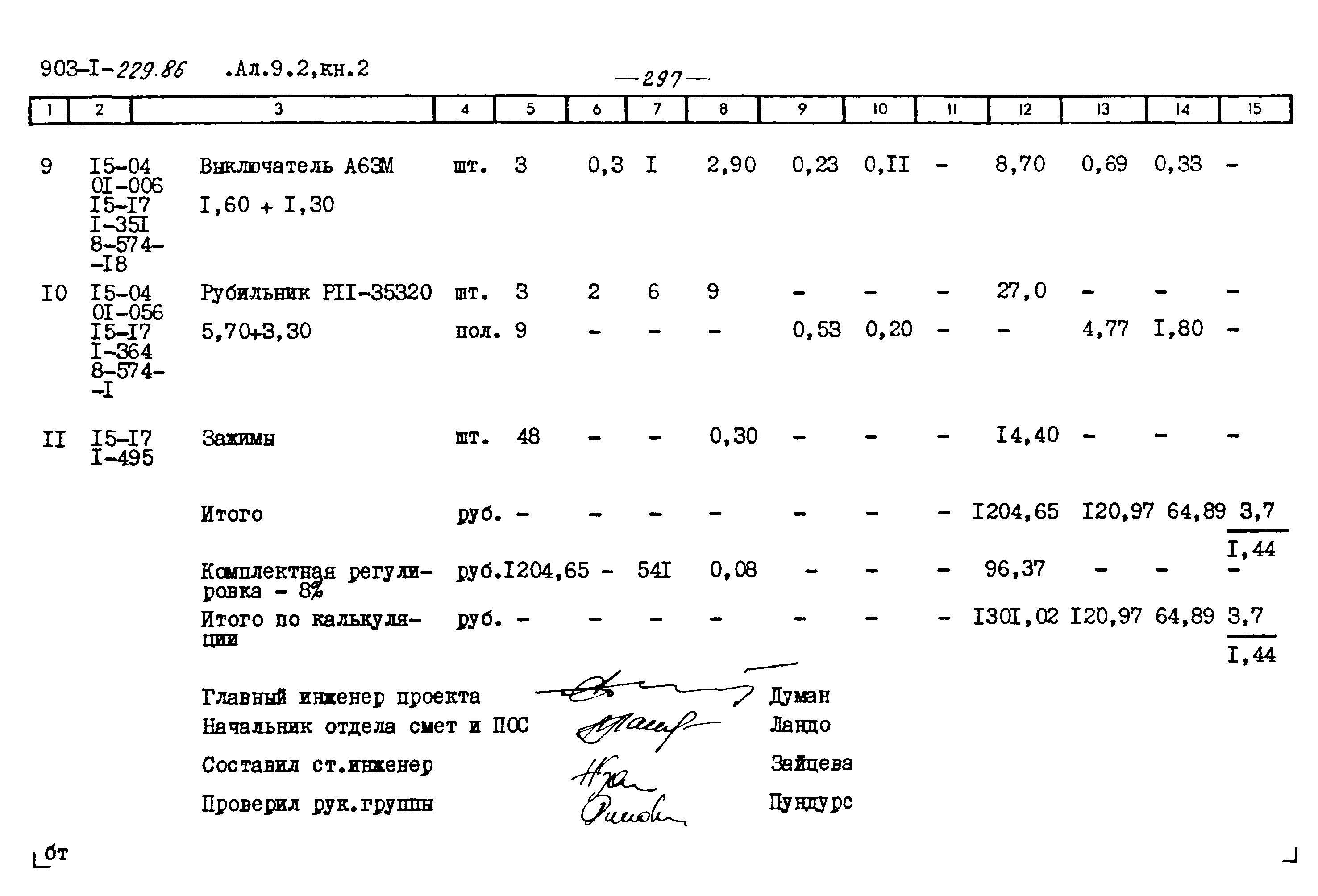 Типовой проект 903-1-229.86