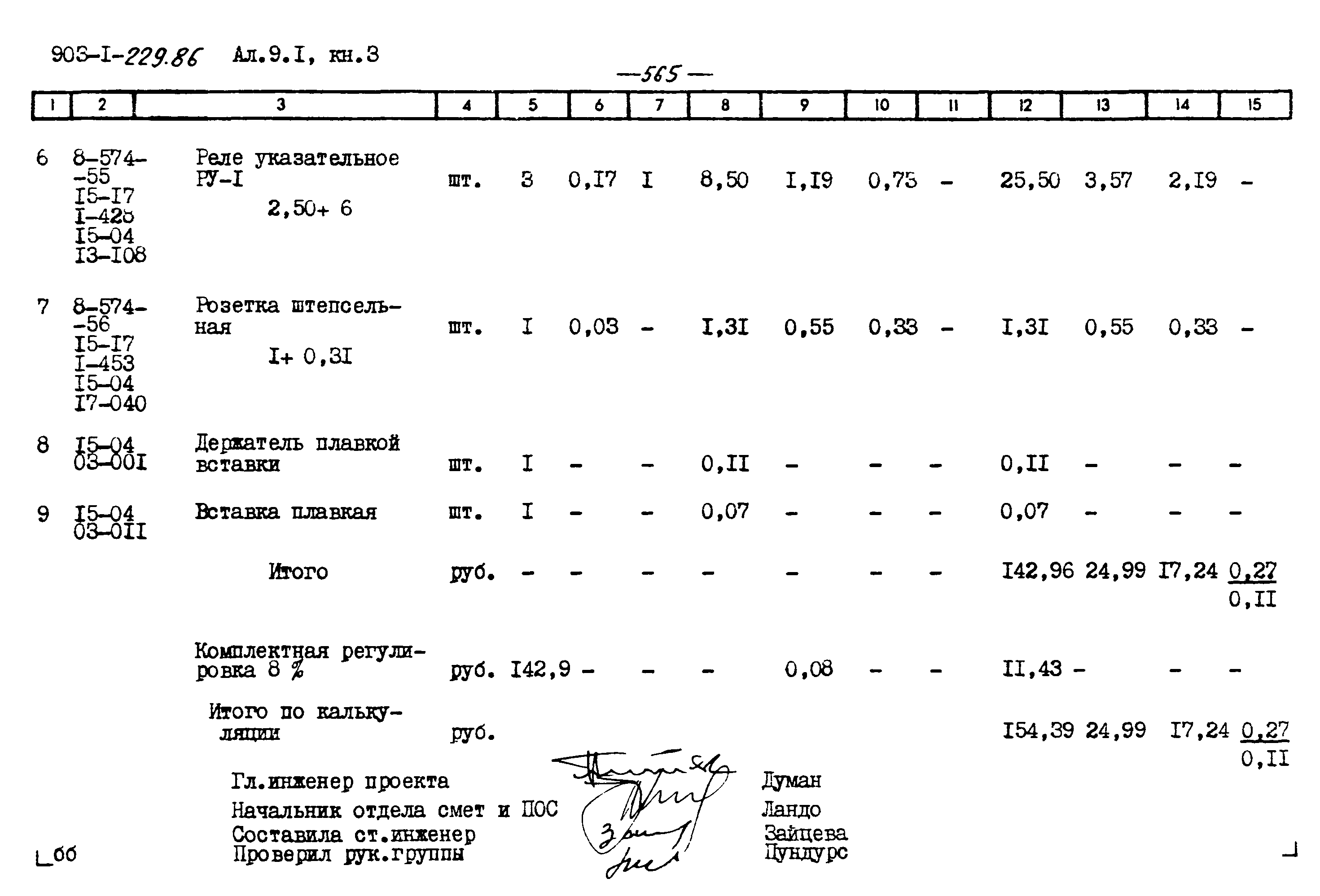 Типовой проект 903-1-229.86