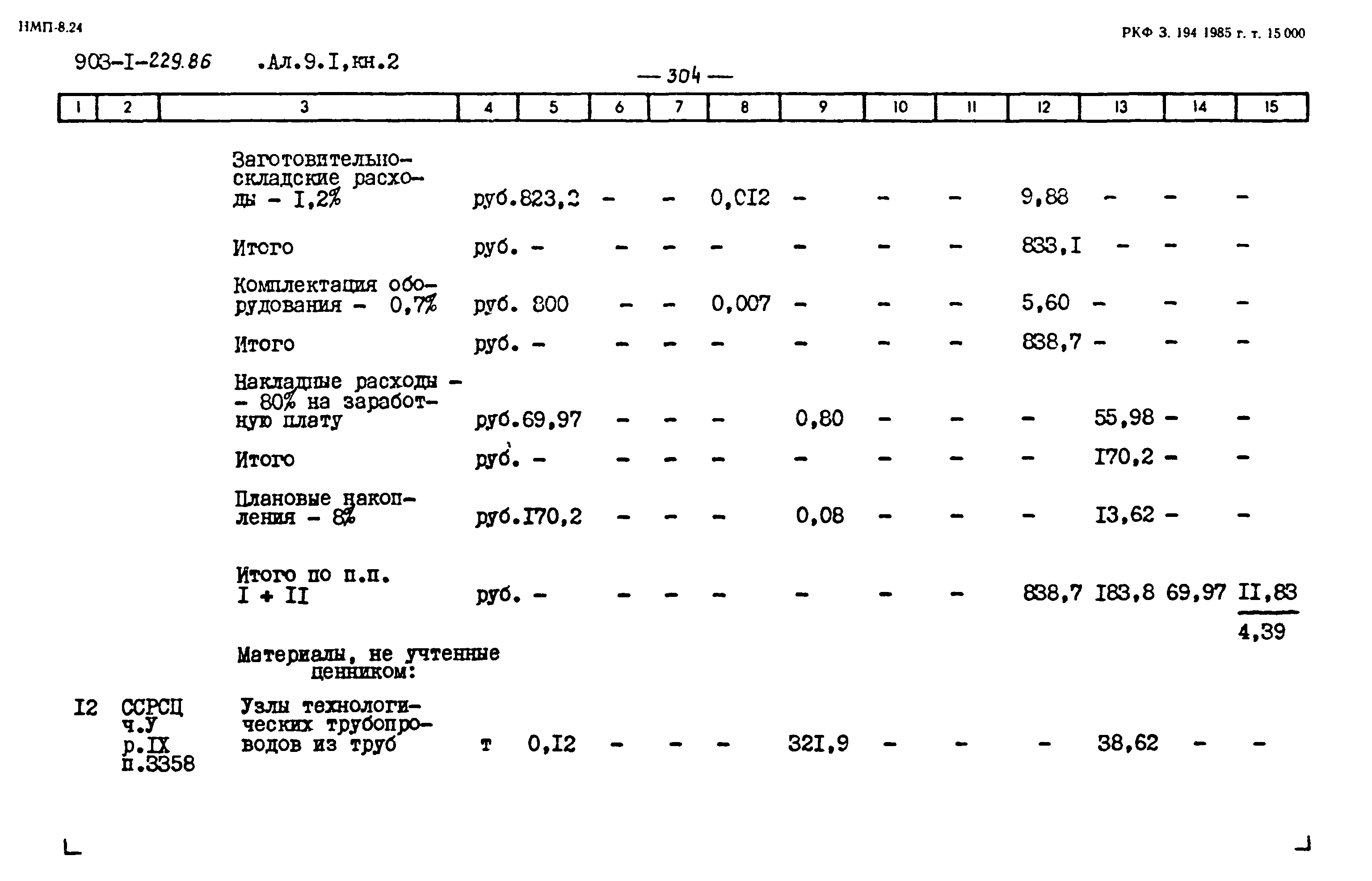 Типовой проект 903-1-229.86