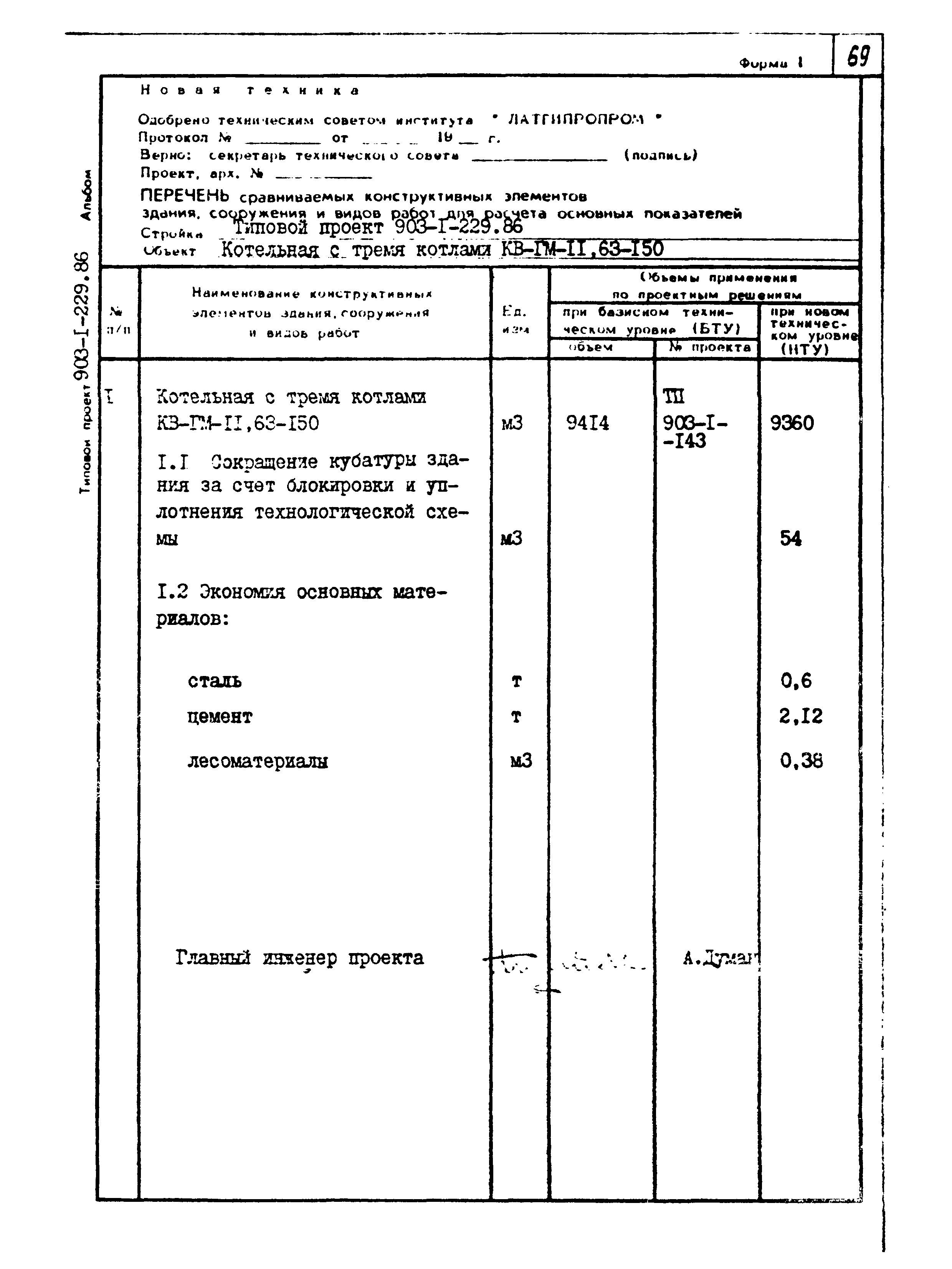 Типовой проект 903-1-229.86