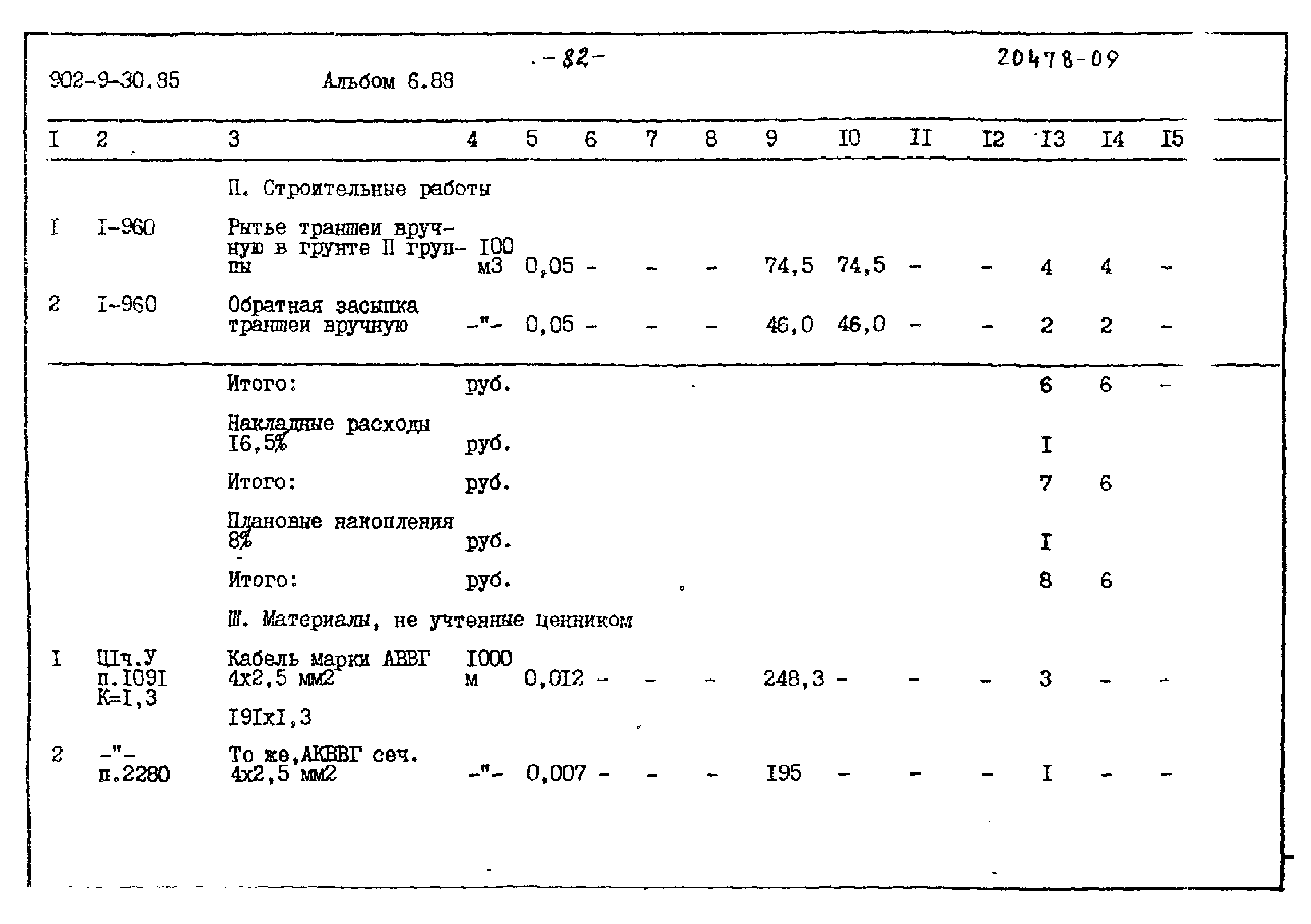 Типовой проект 902-9-30.85