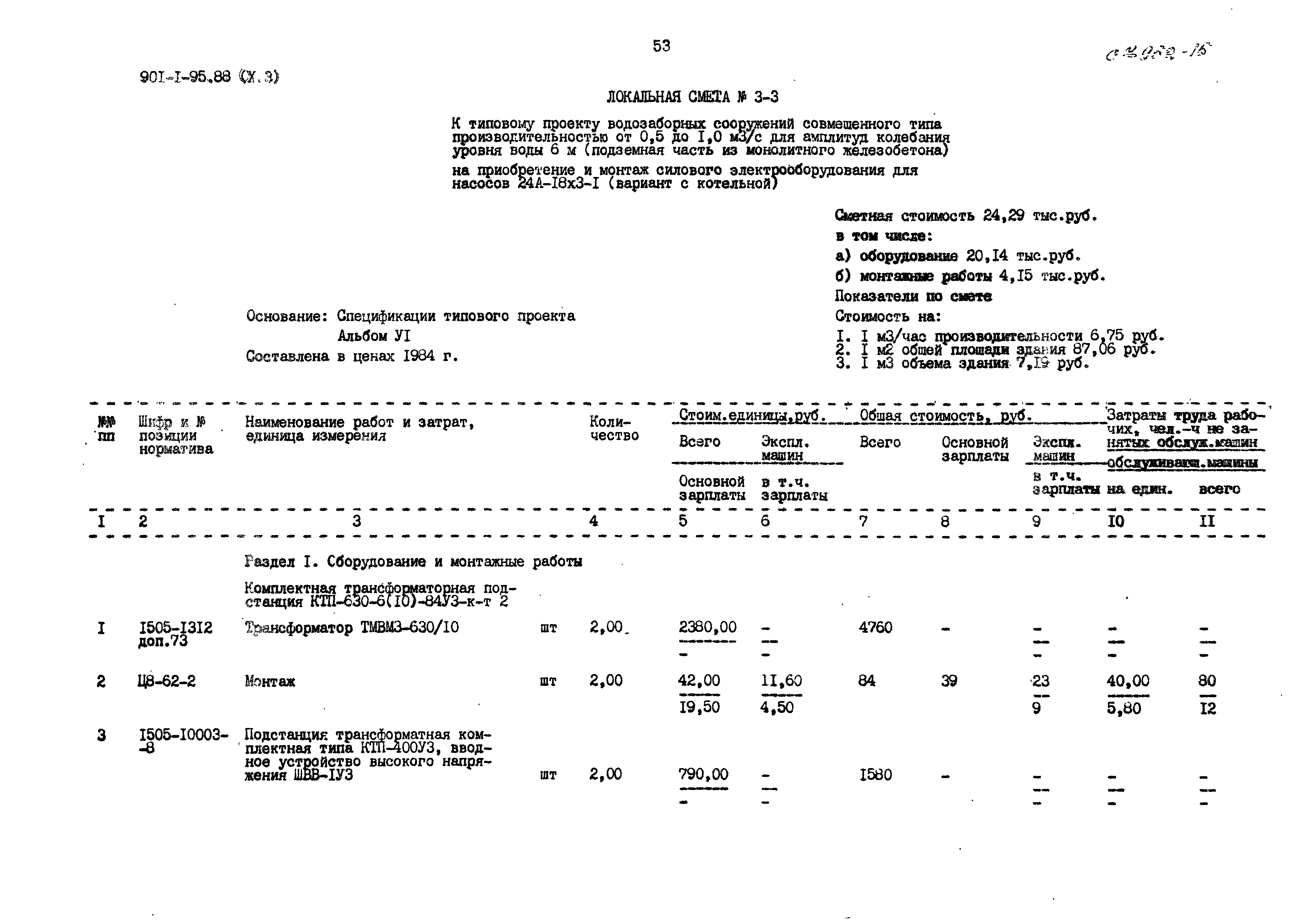 Типовой проект 901-1-98.88