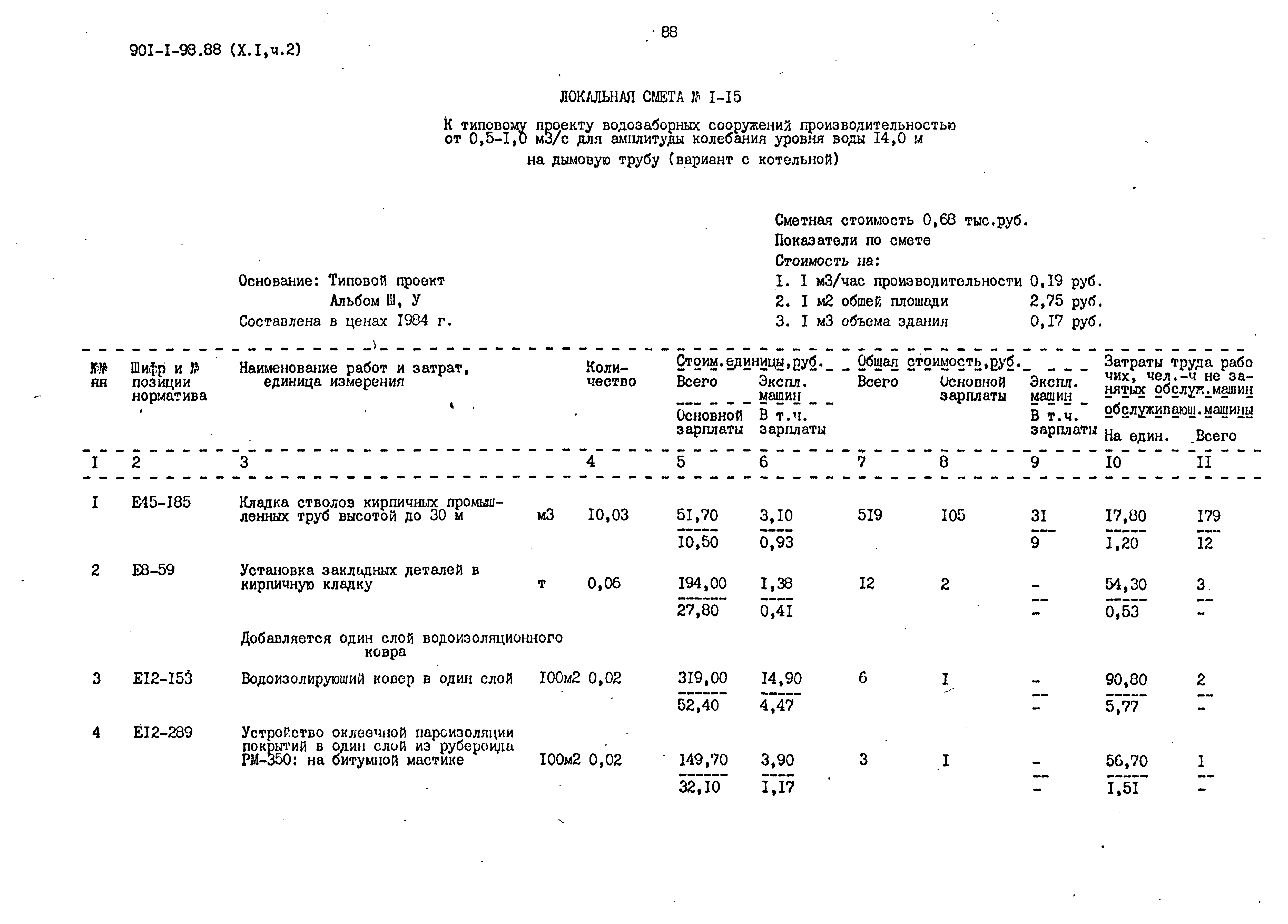 Демонтаж металлической дымовой трубы котельной смета