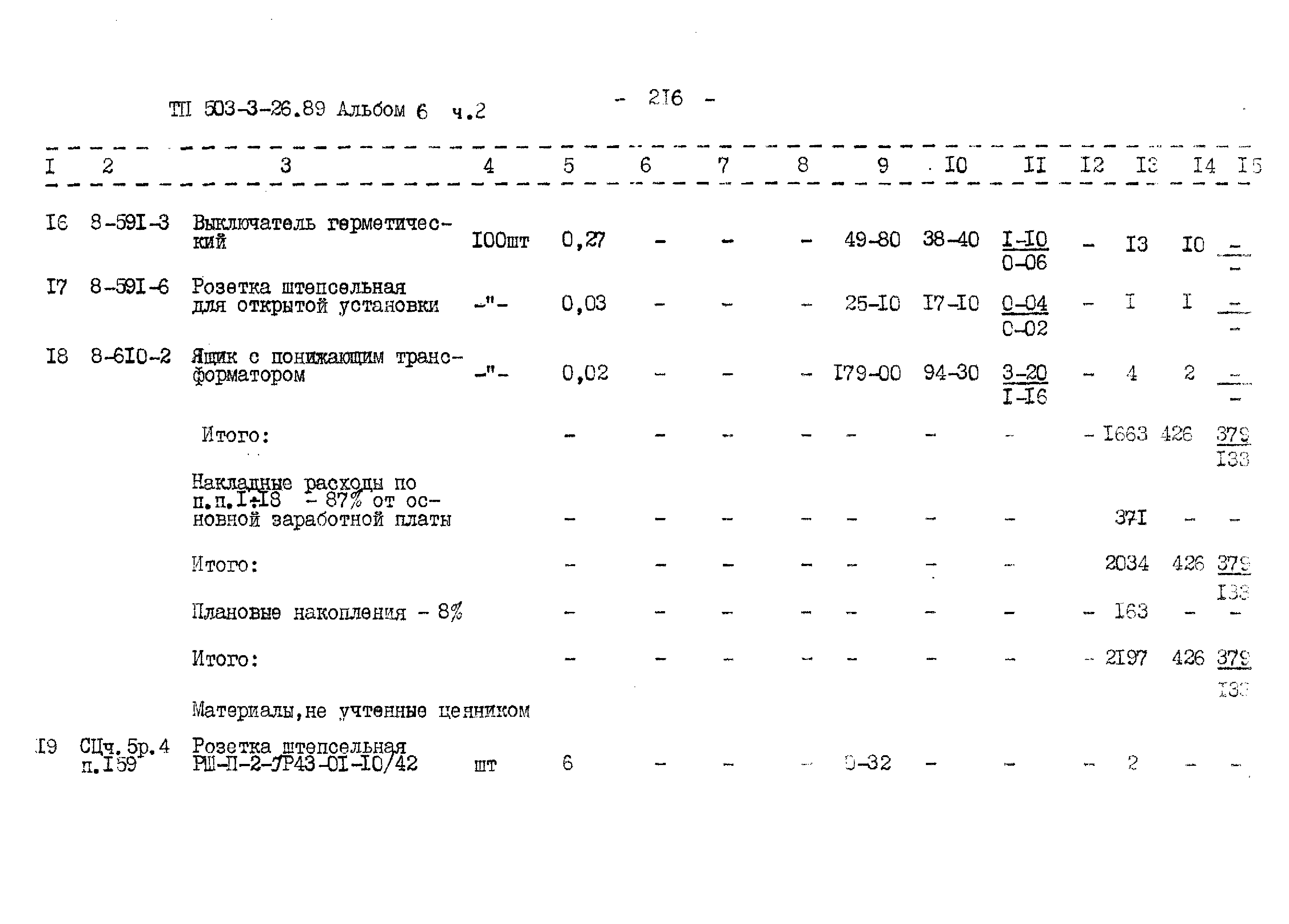 Типовой проект 503-3-26.89