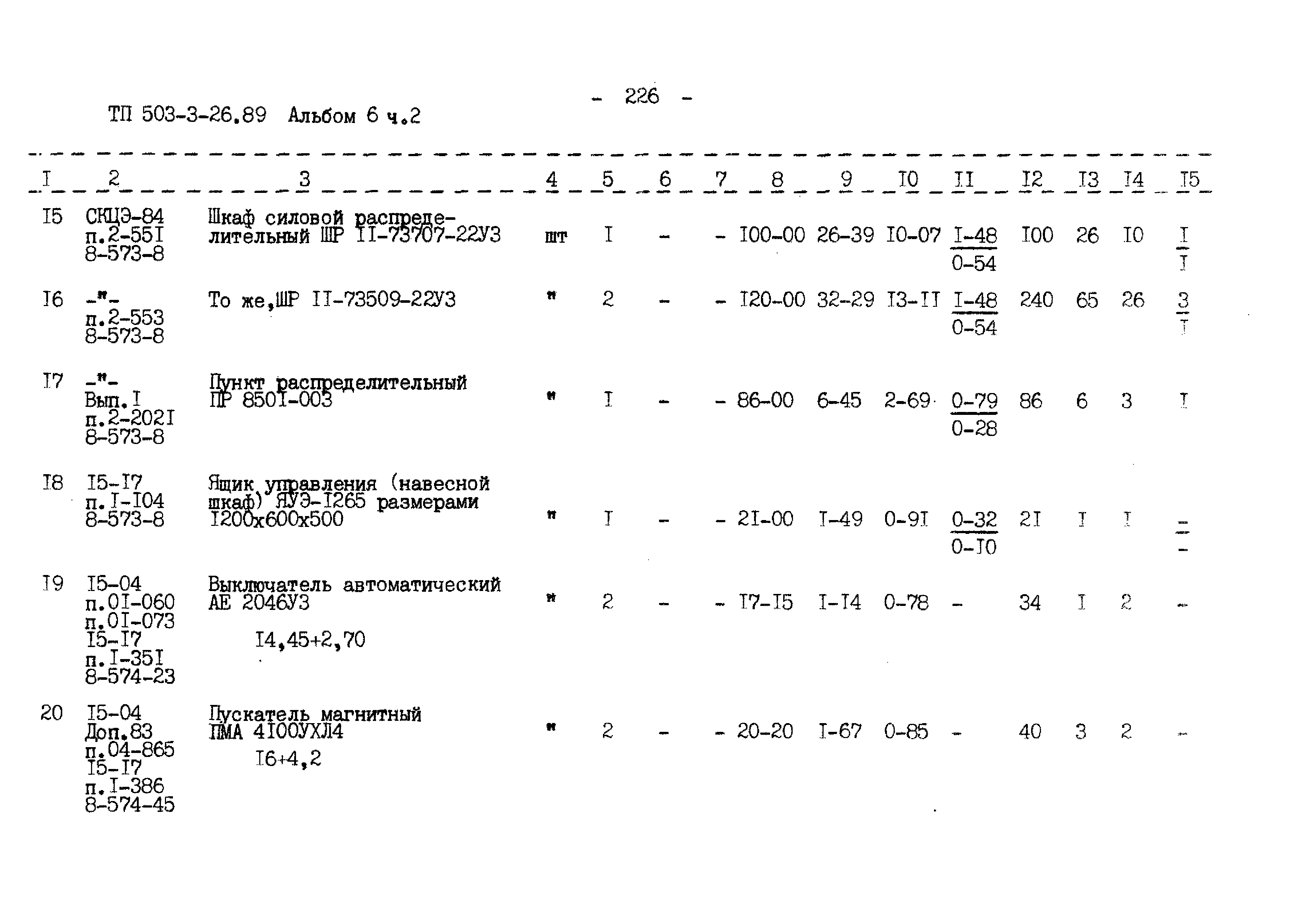 Типовой проект 503-3-26.89