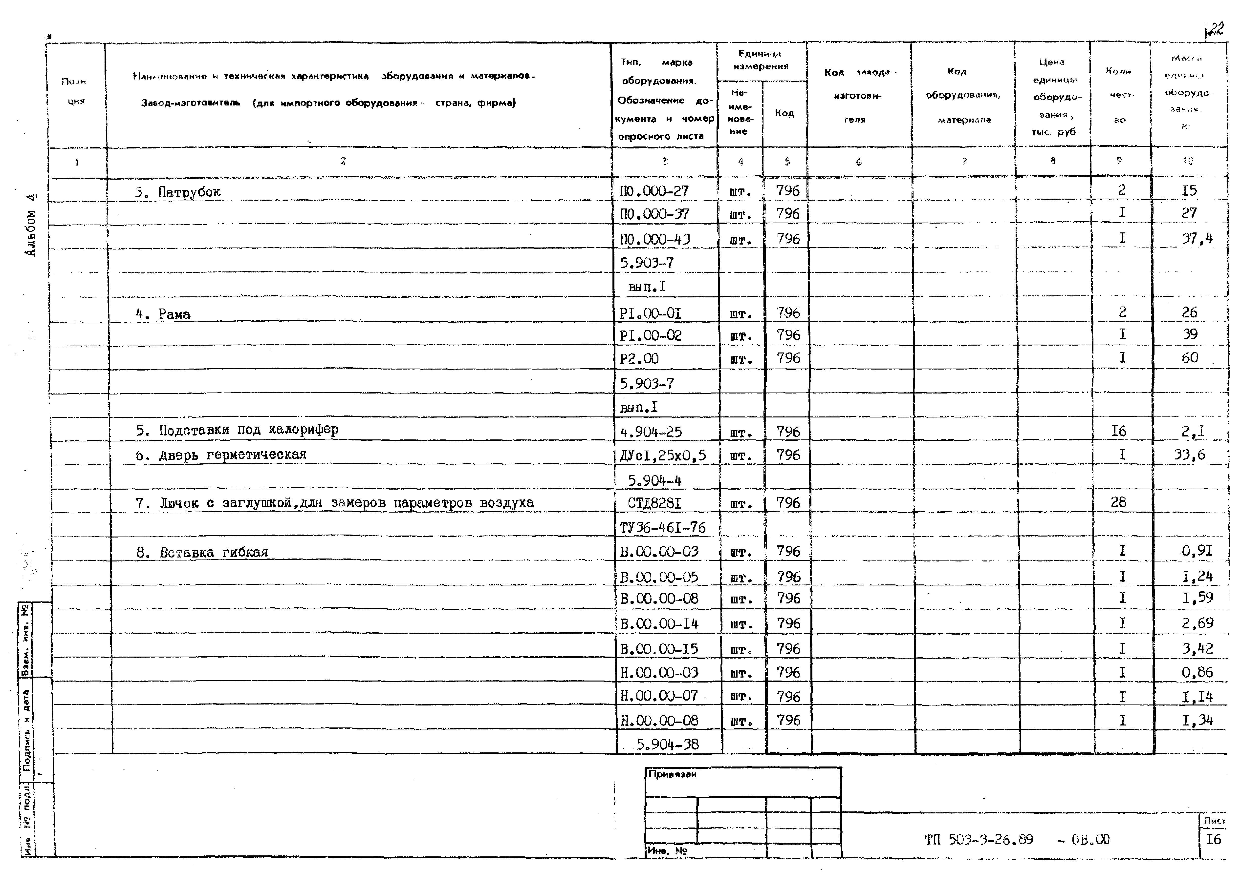 Типовой проект 503-3-26.89