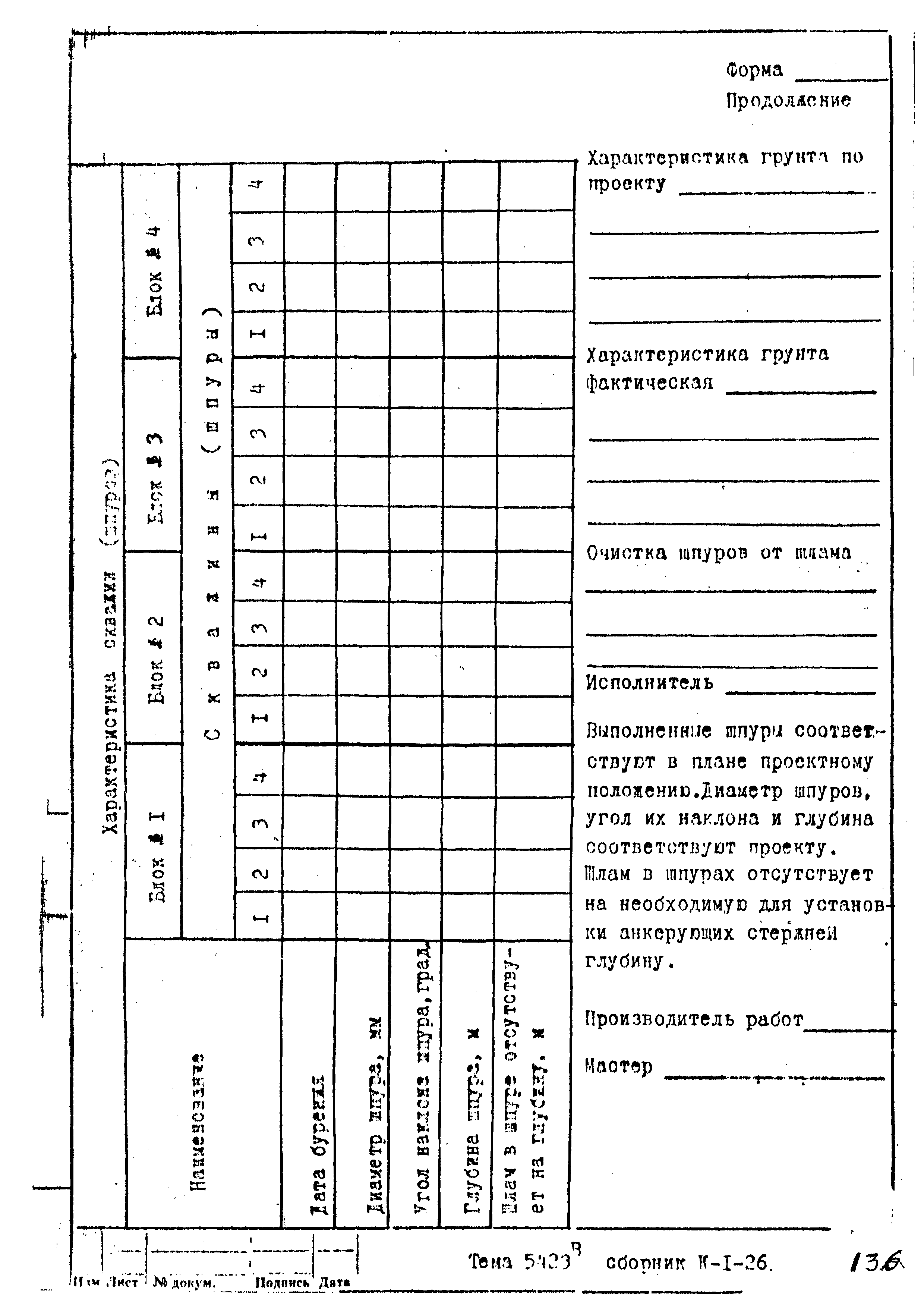 Технологическая карта К-1-26-3