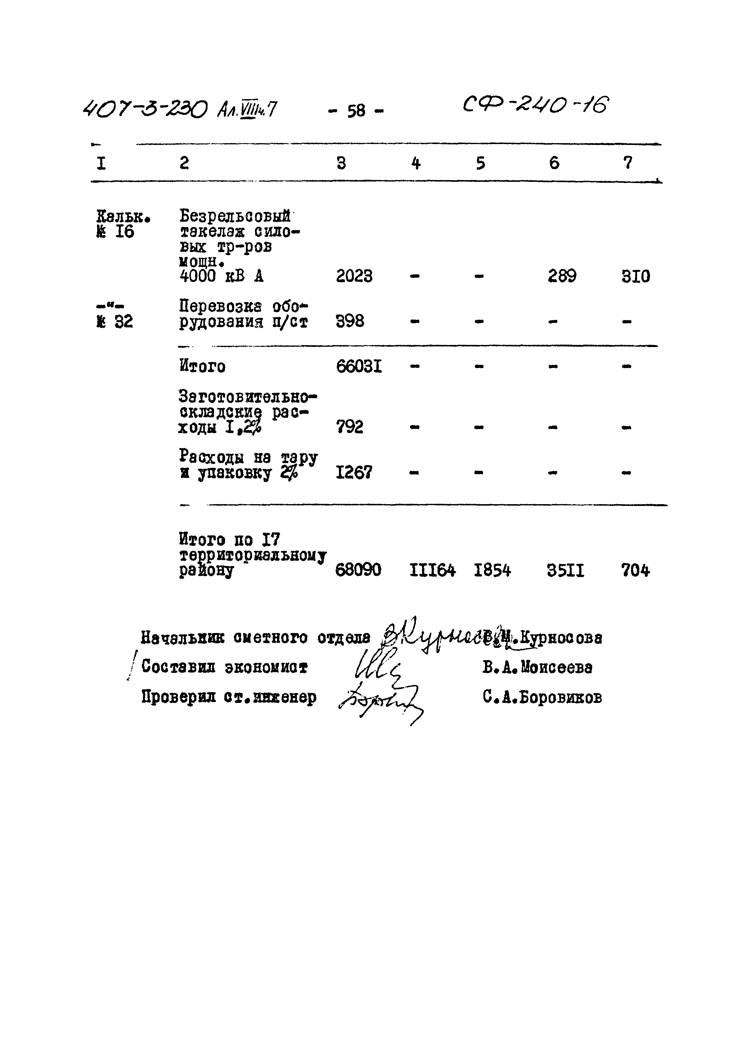 Типовой проект 407-3-230