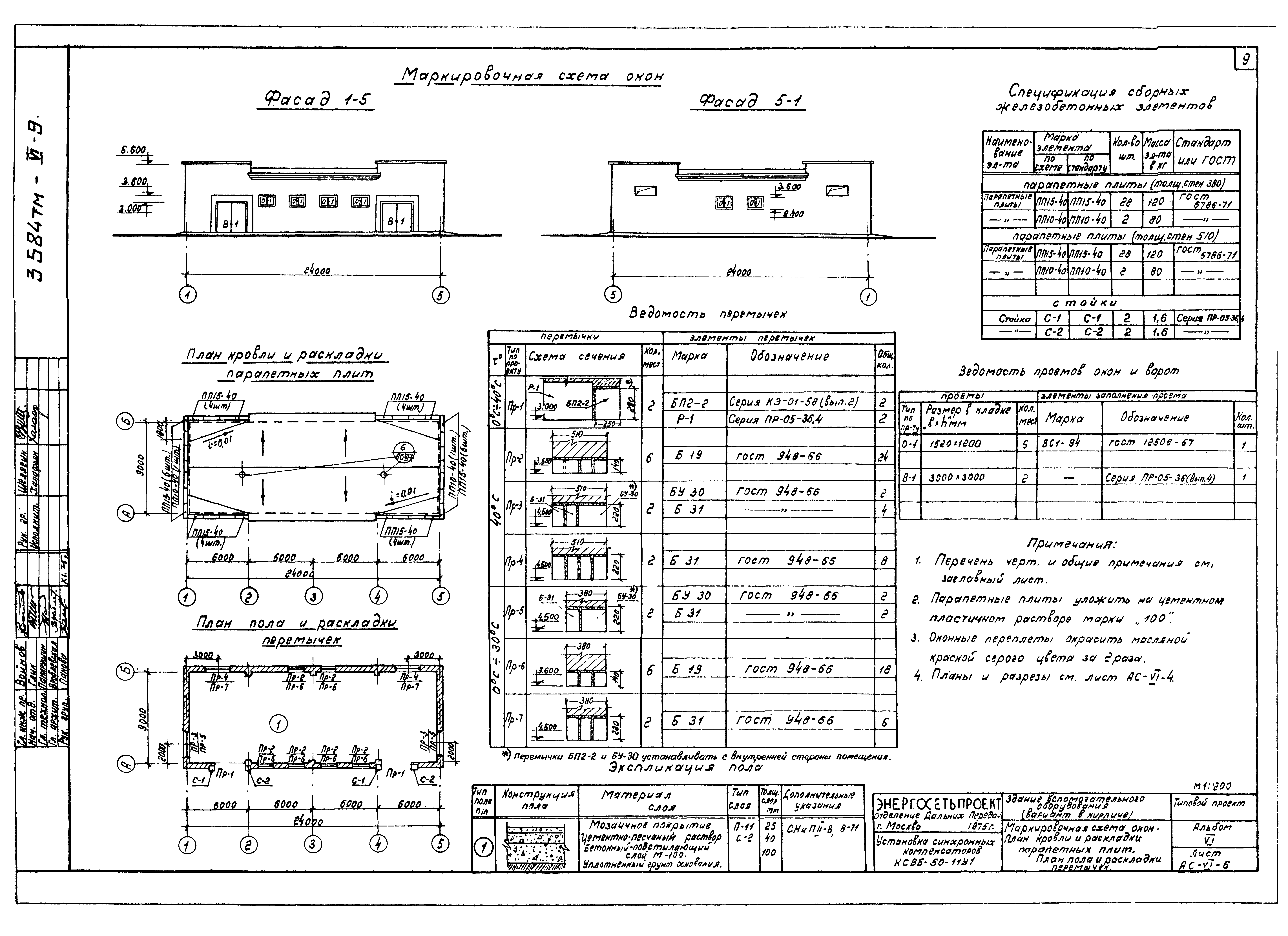 Типовой проект 3584тм