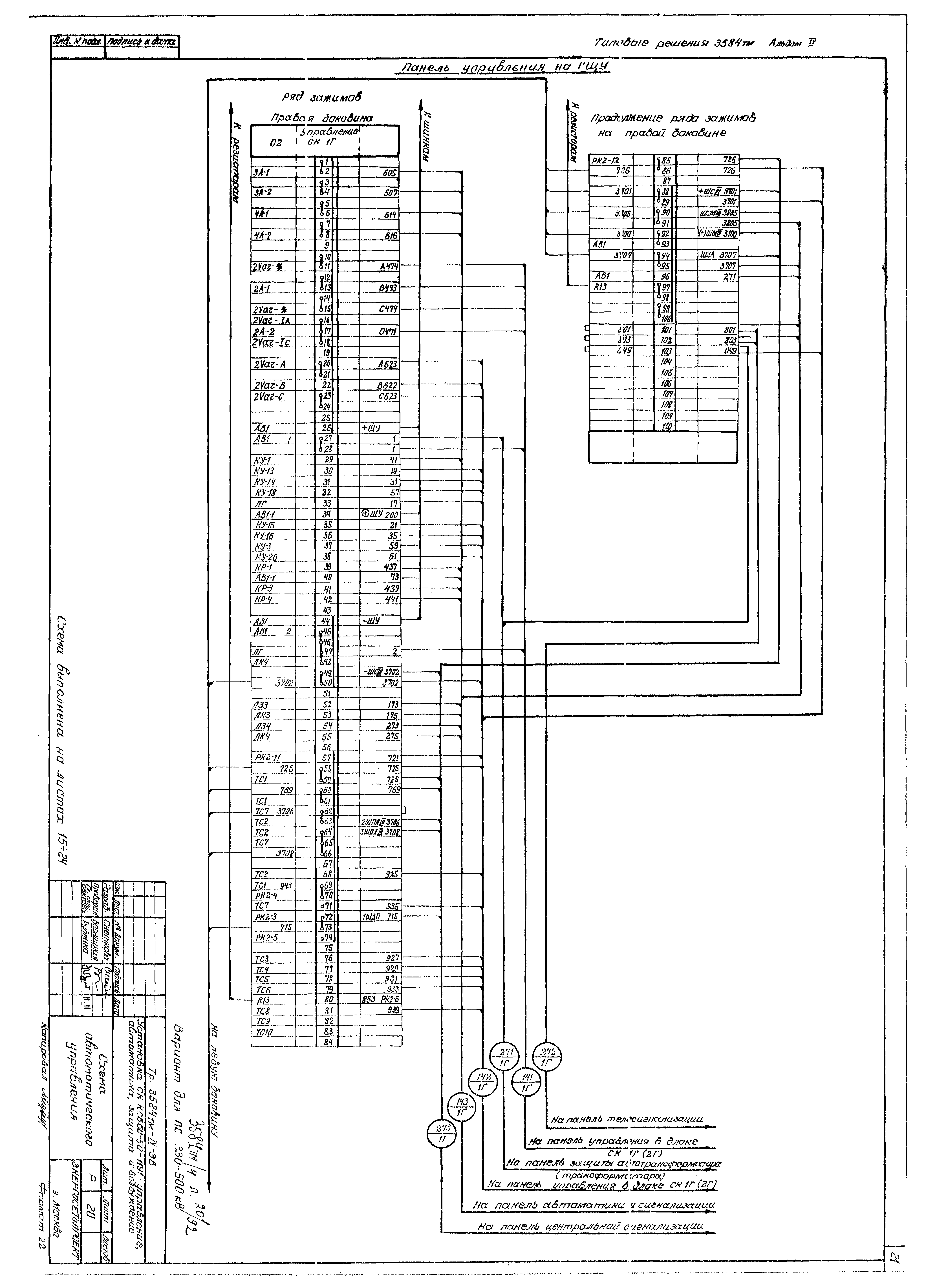 Типовой проект 3584тм