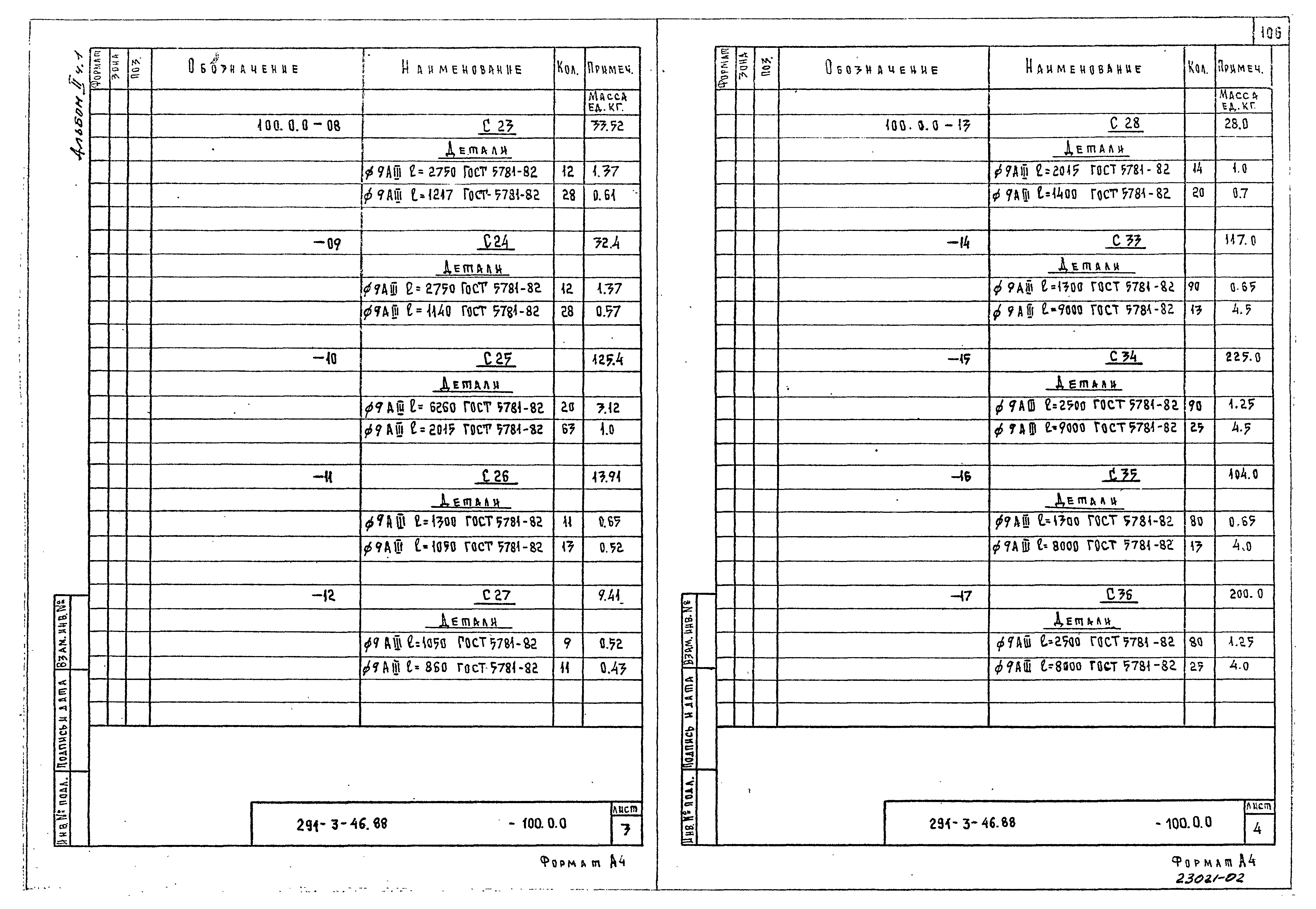 Типовой проект 291-3-46.88