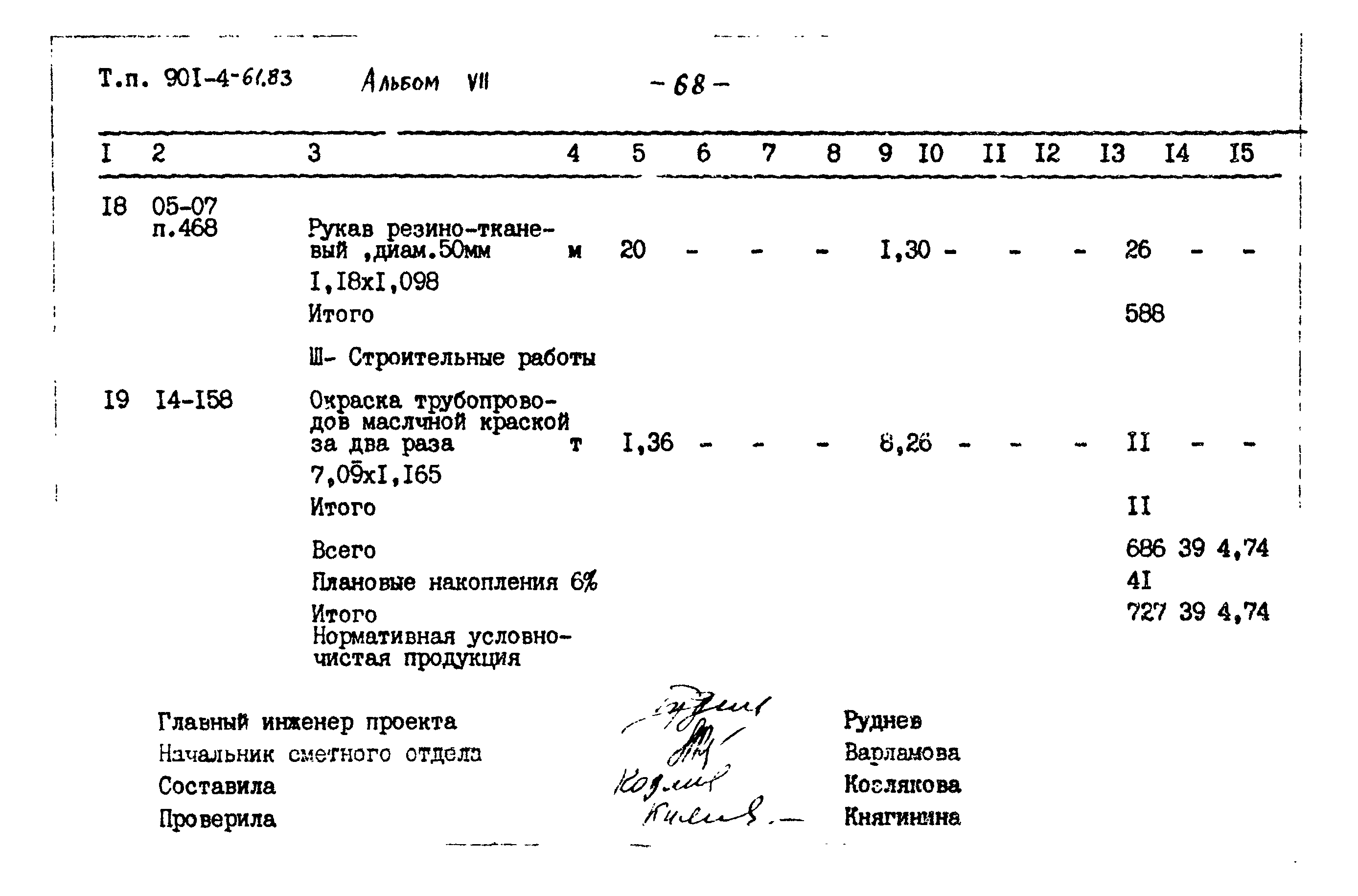 Типовой проект 901-4-61.83