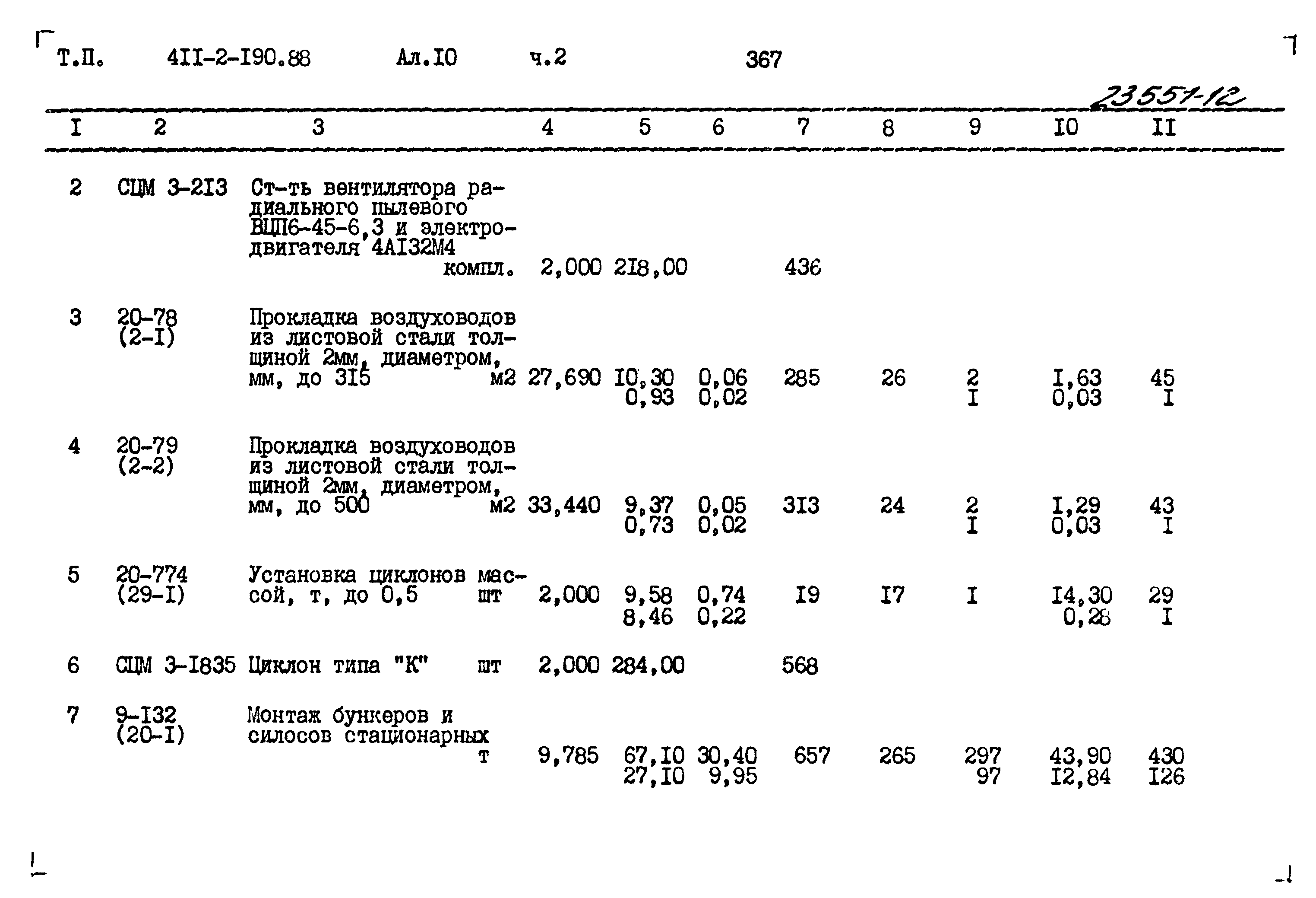 Типовой проект 411-2-190.88