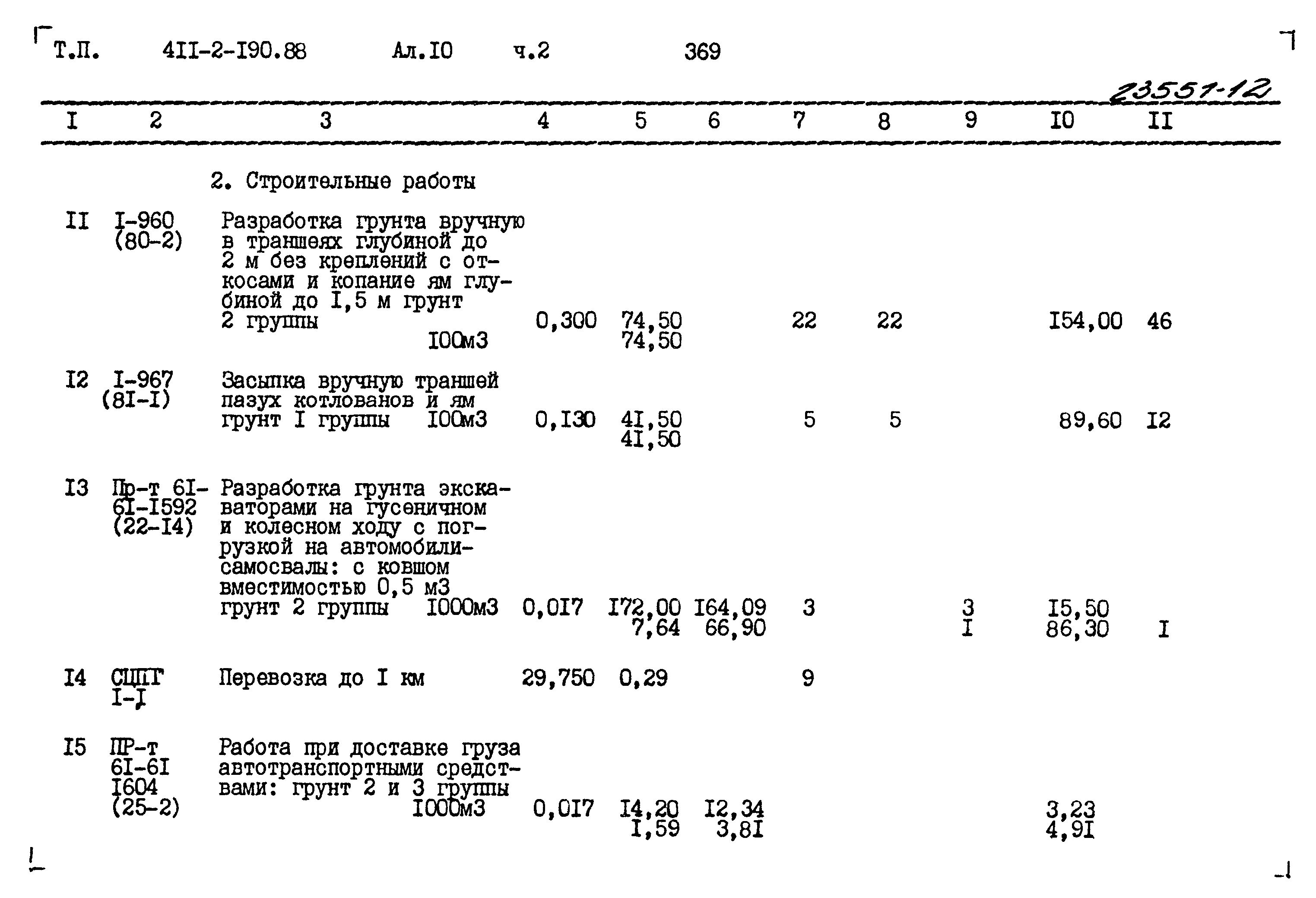 Типовой проект 411-2-190.88