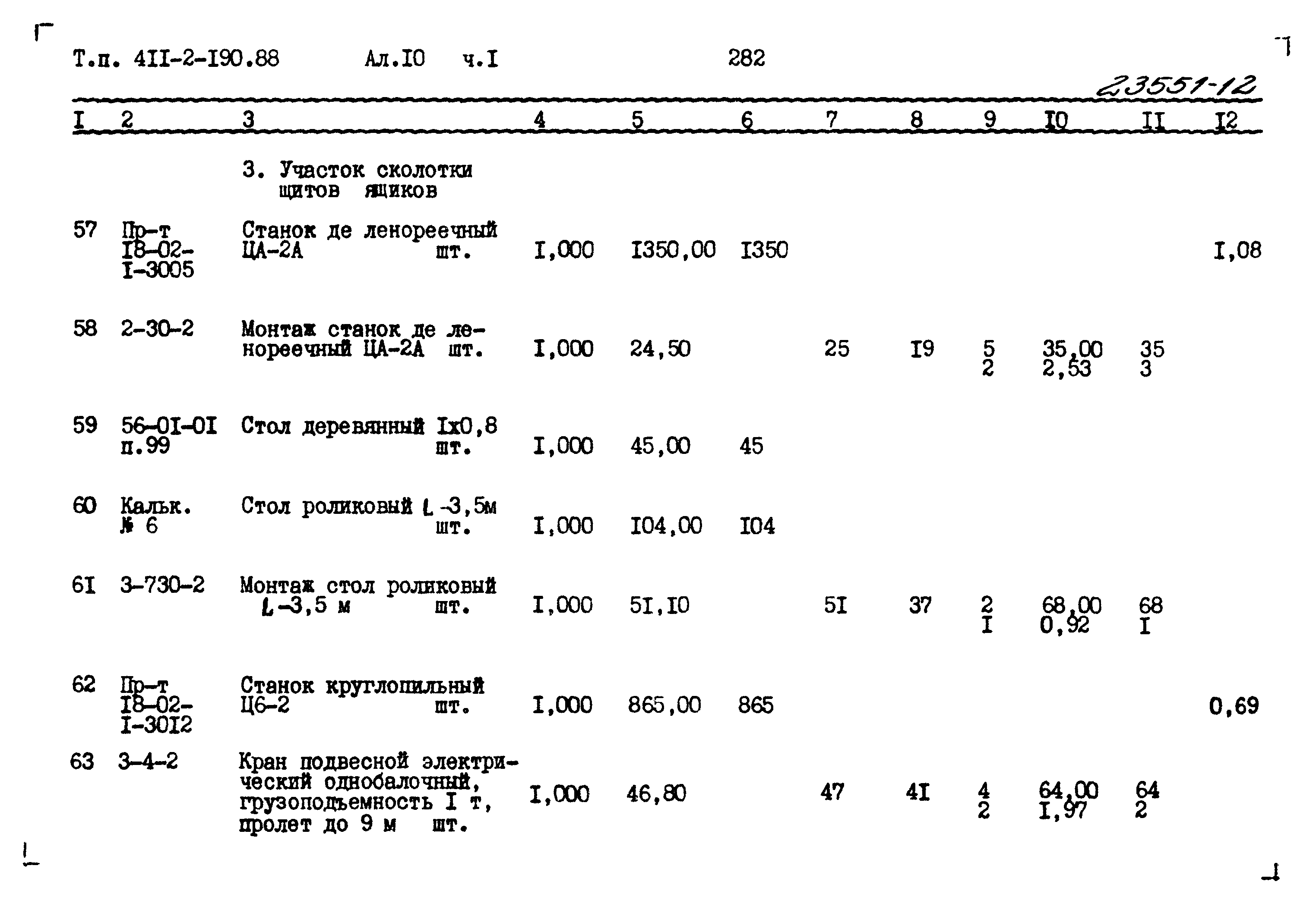 Типовой проект 411-2-190.88