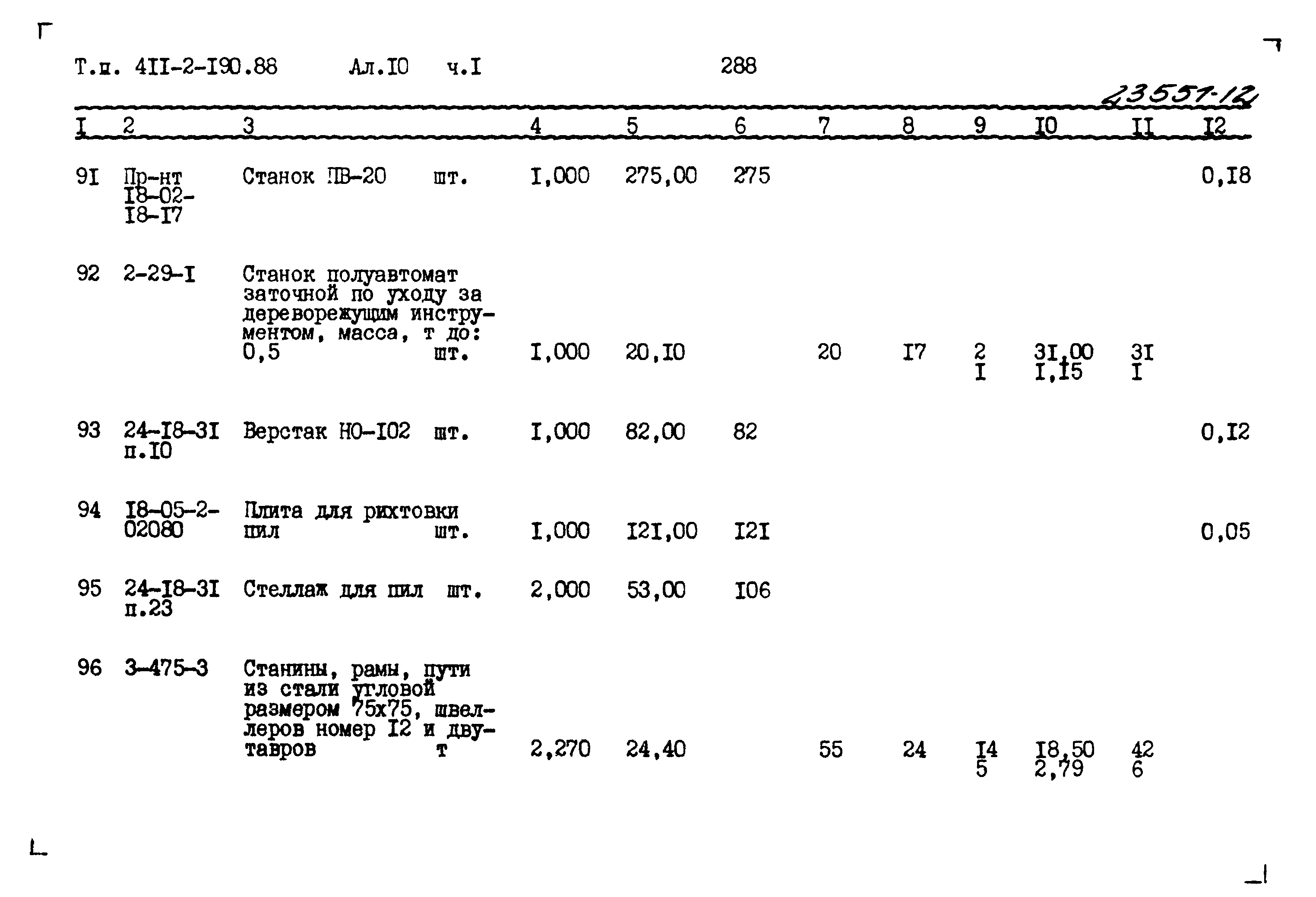 Типовой проект 411-2-190.88