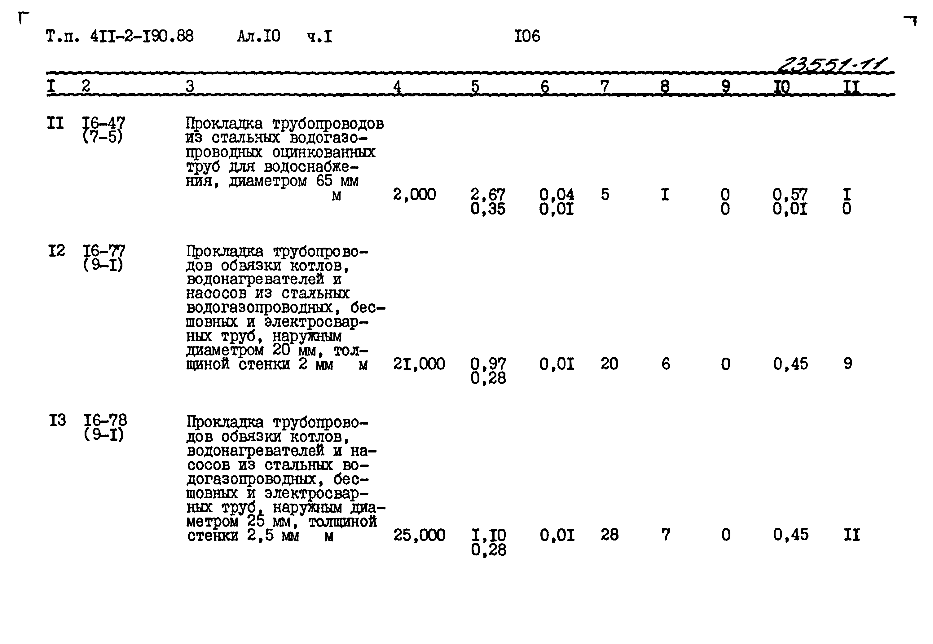 Типовой проект 411-2-190.88