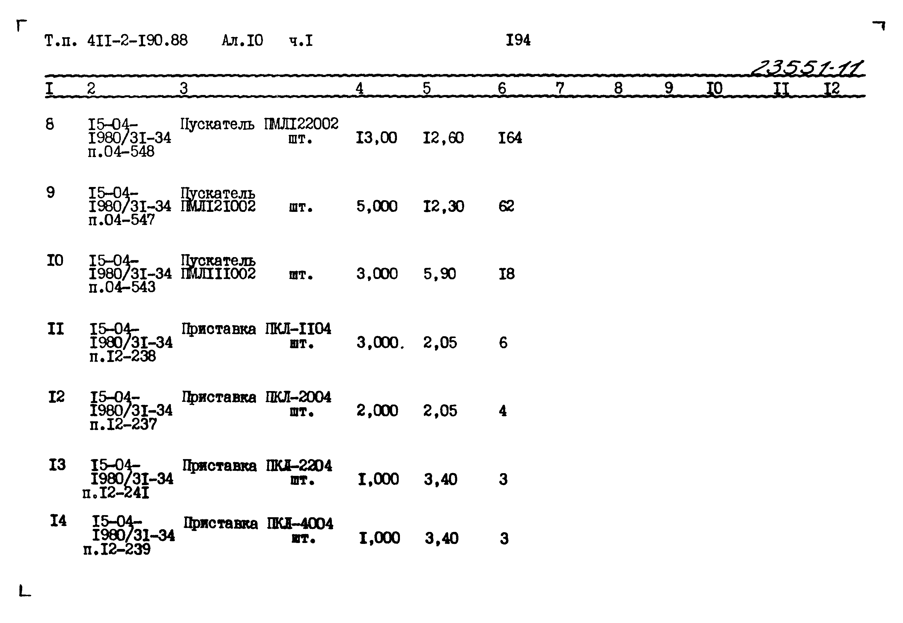 Типовой проект 411-2-190.88