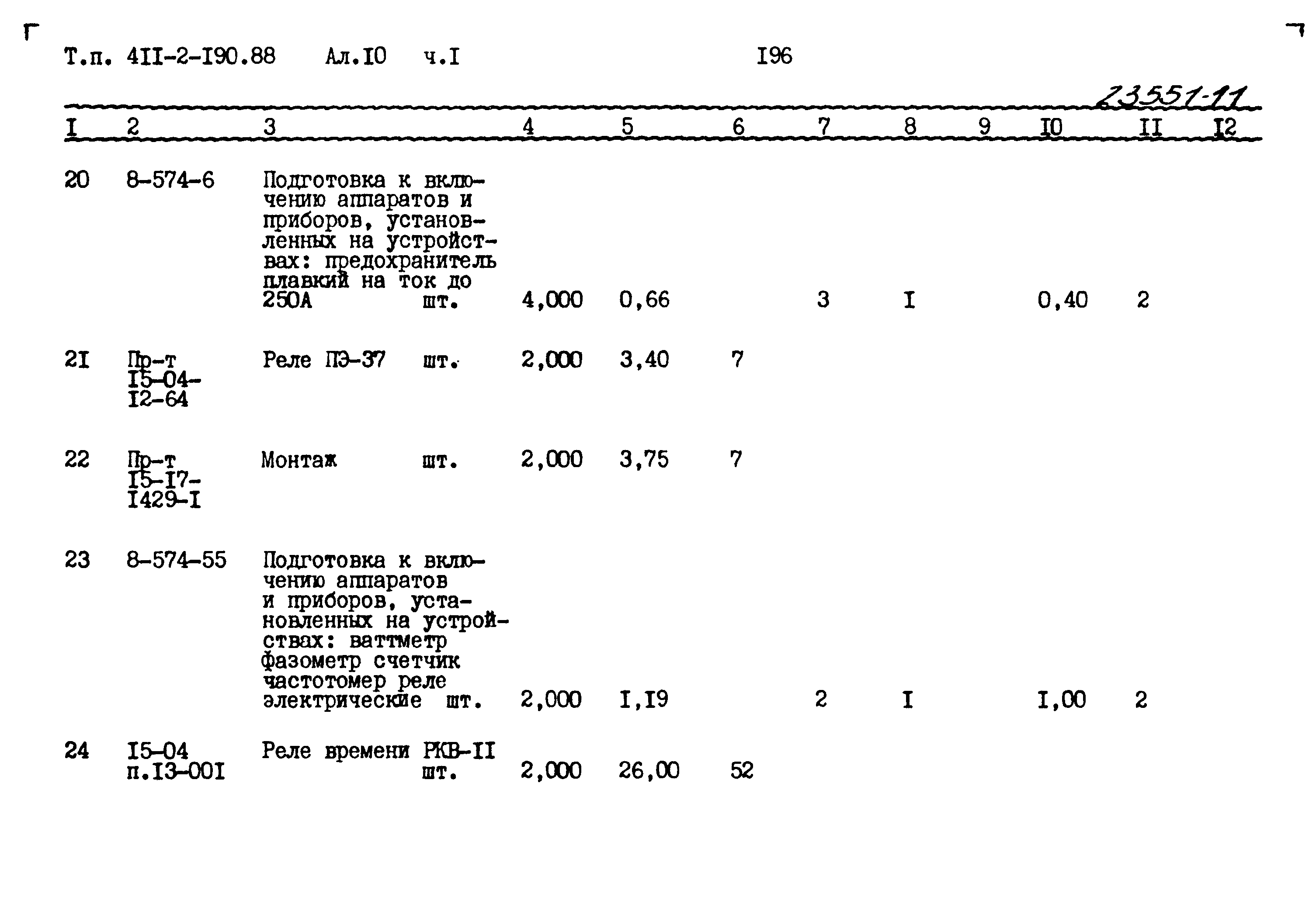 Типовой проект 411-2-190.88