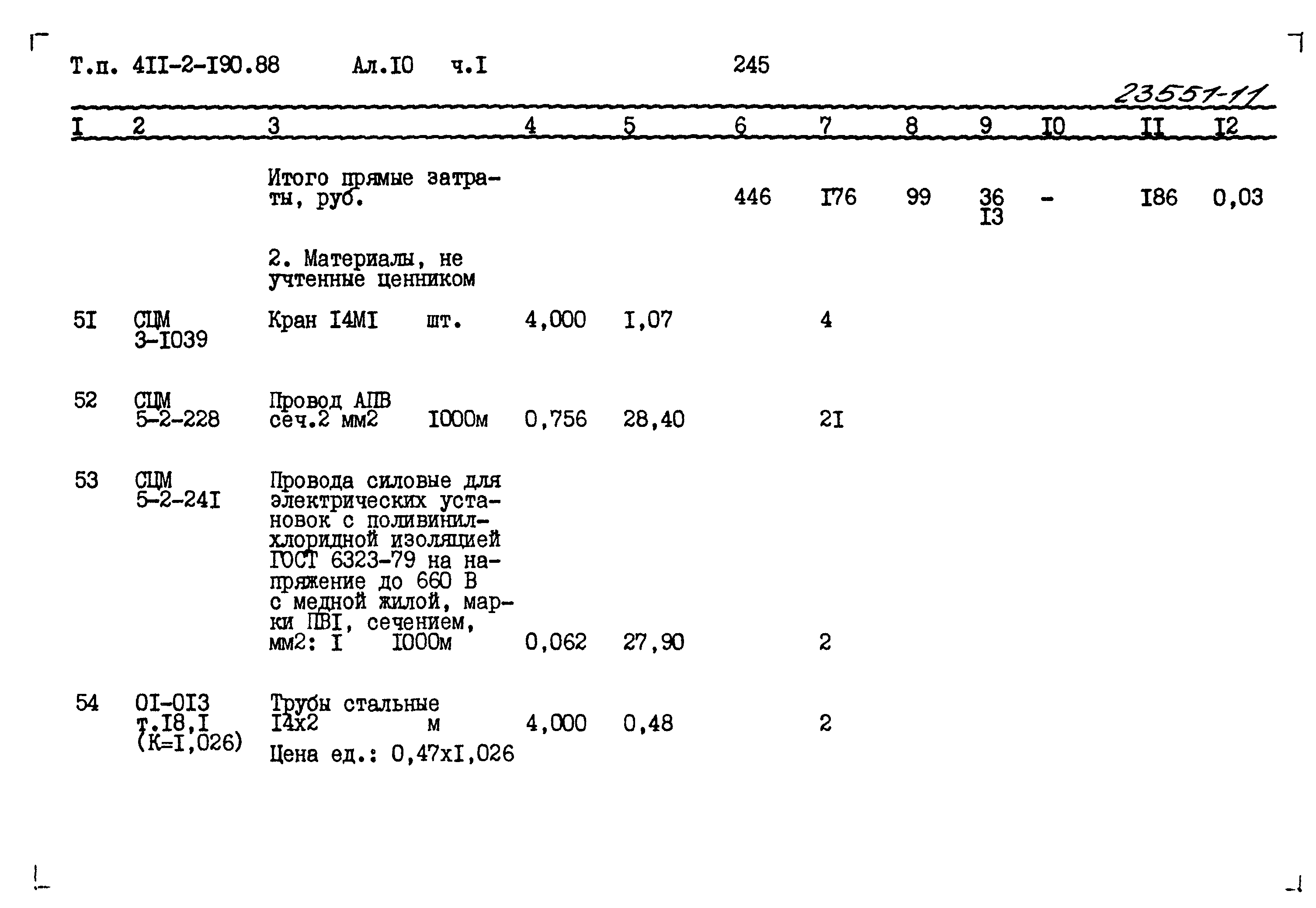 Типовой проект 411-2-190.88