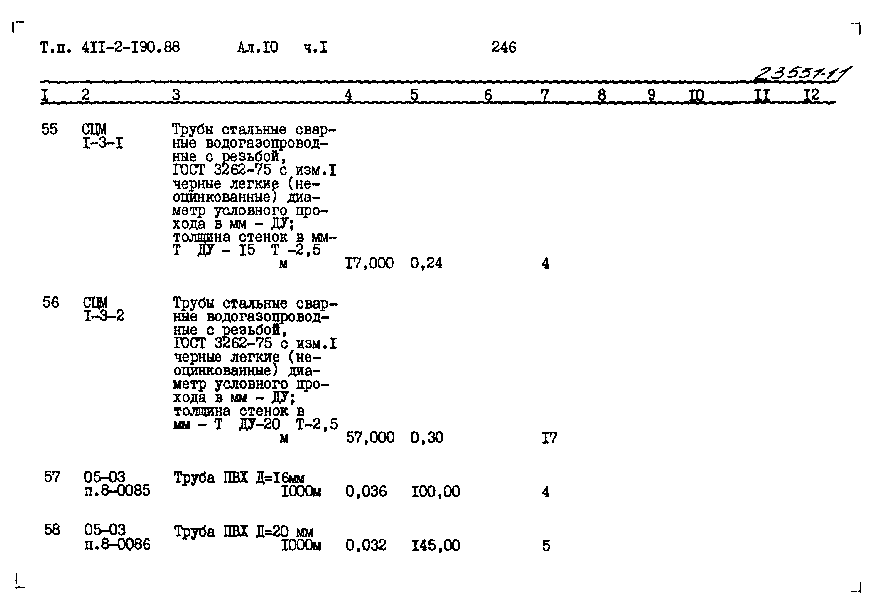 Типовой проект 411-2-190.88