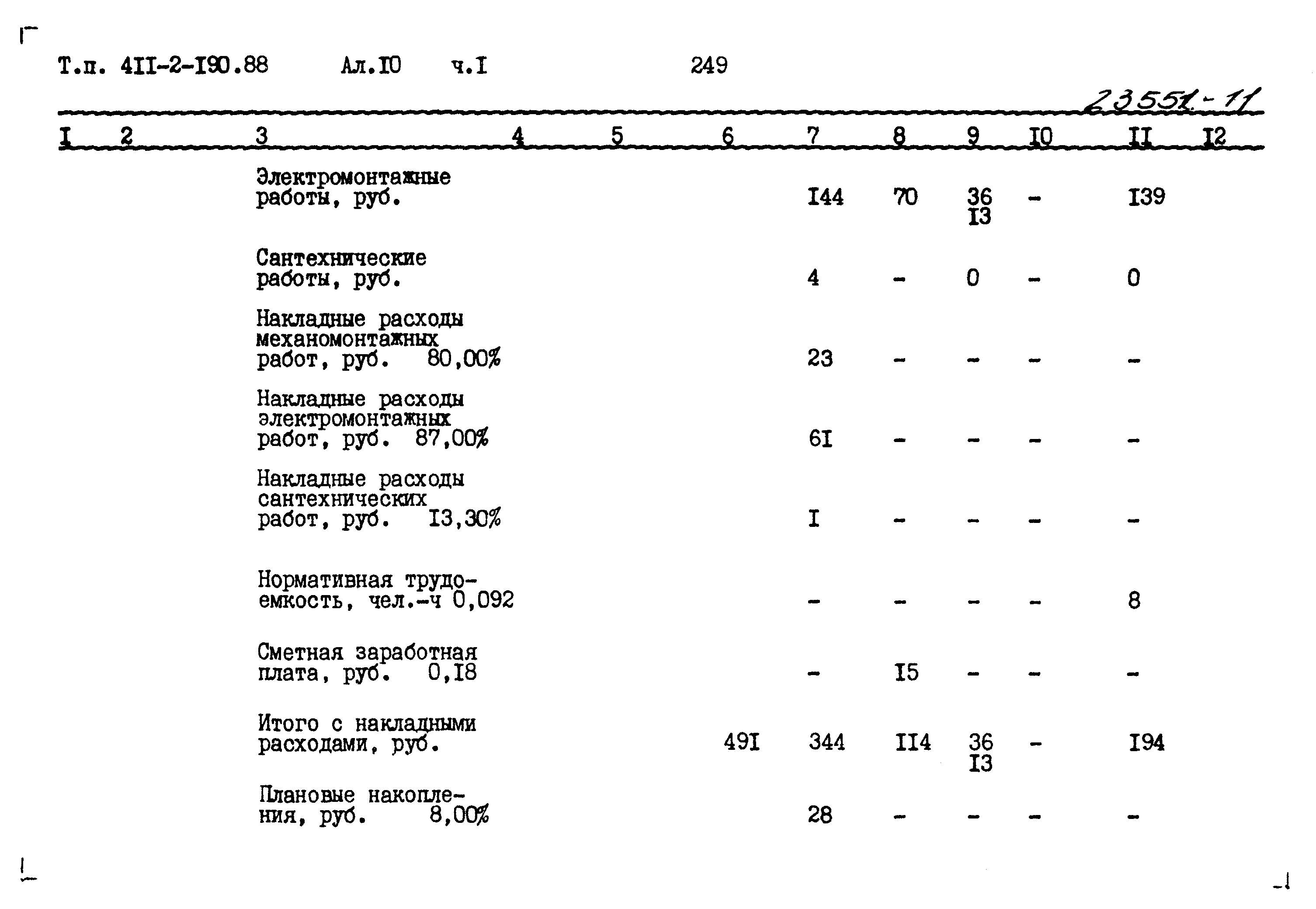 Типовой проект 411-2-190.88