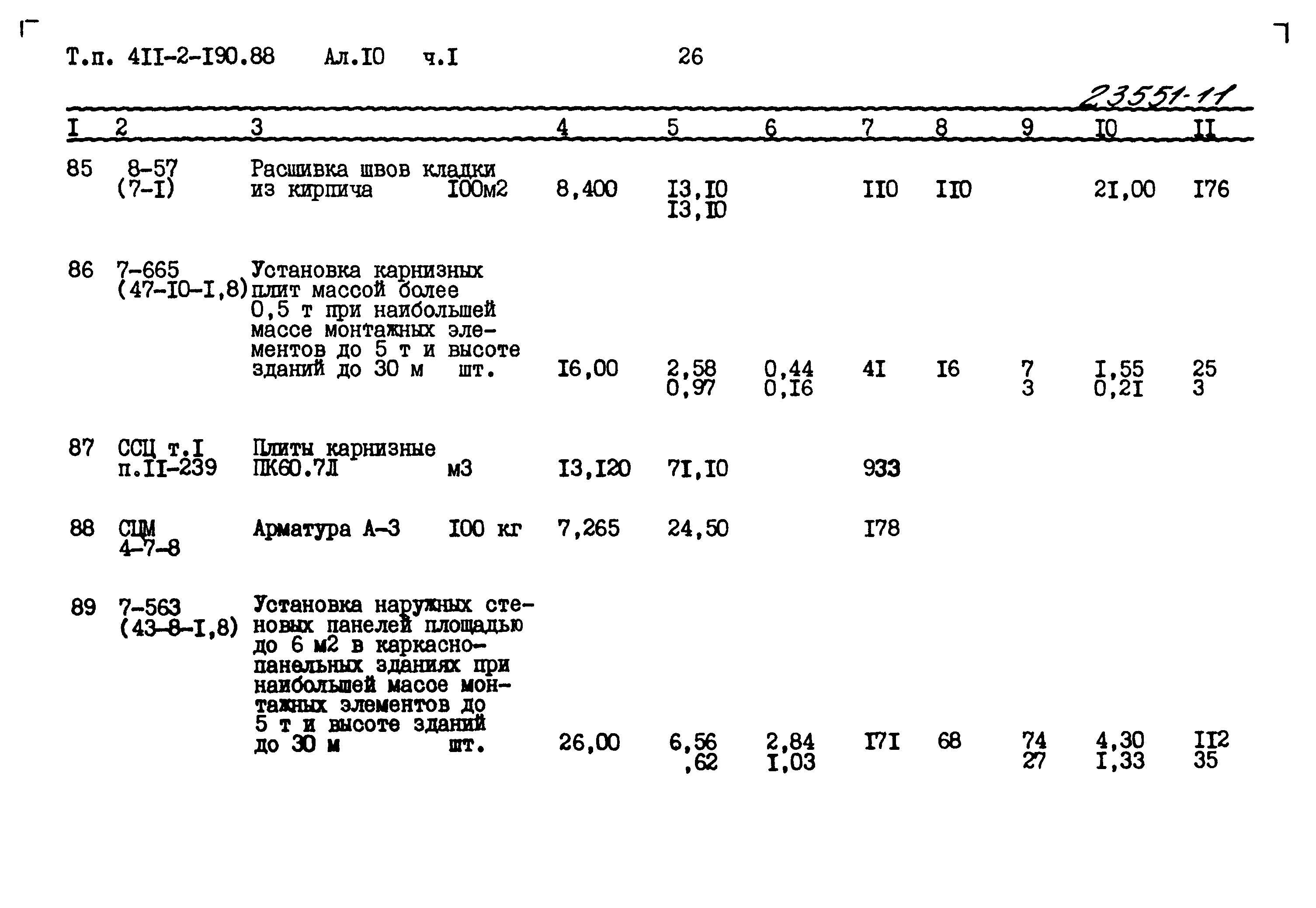 Типовой проект 411-2-190.88