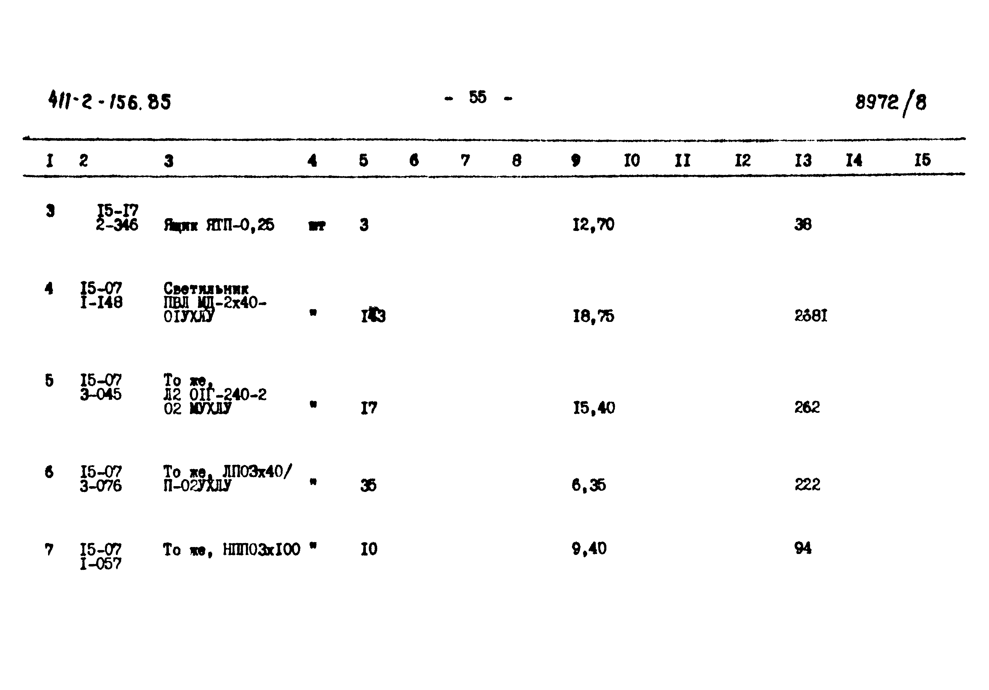 Типовой проект 411-2-156.85