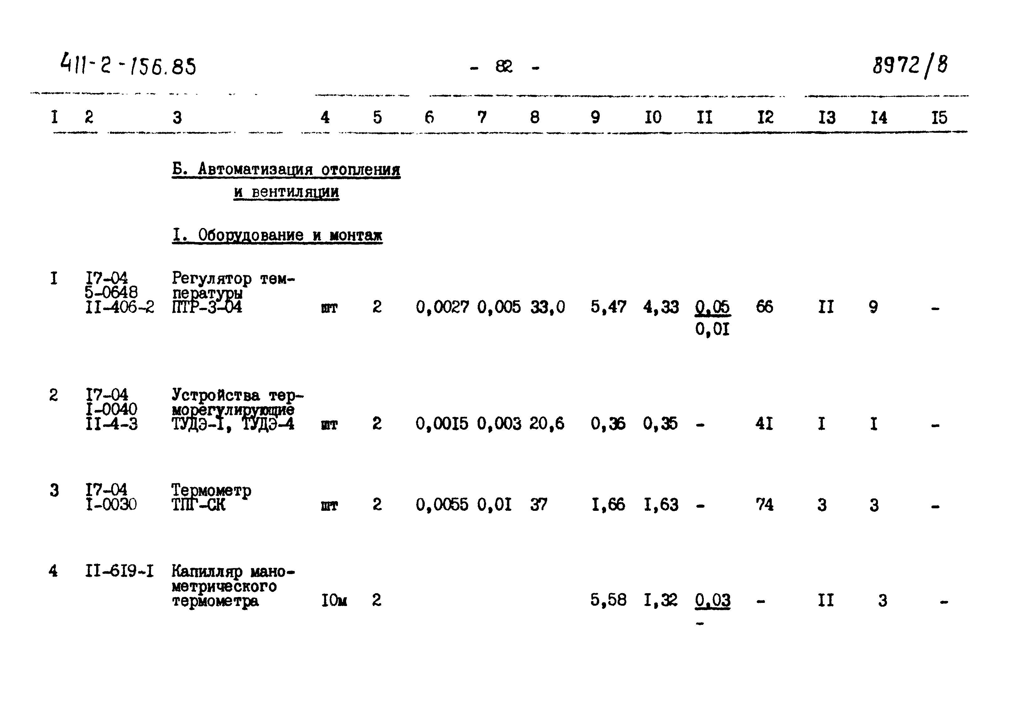 Типовой проект 411-2-156.85